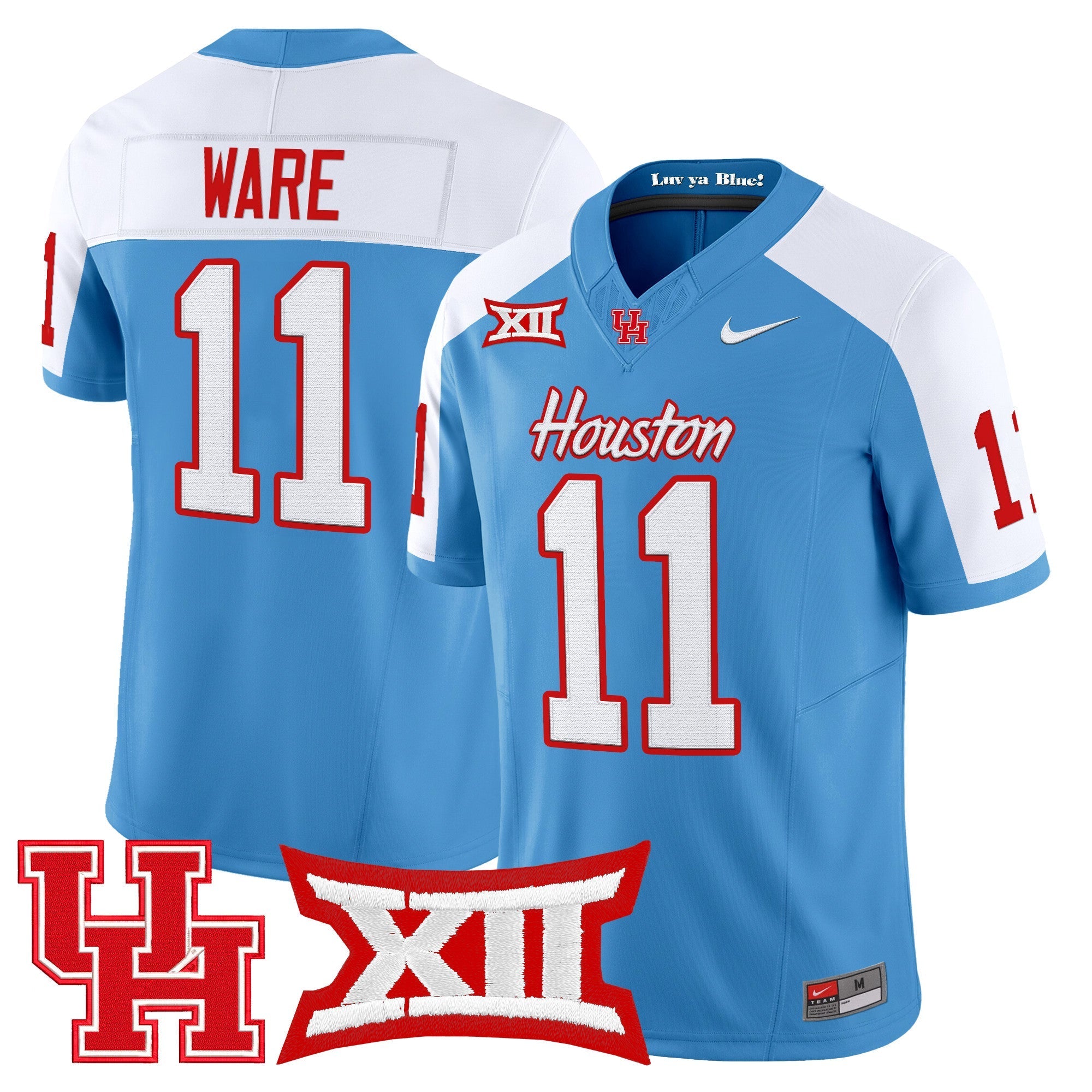 Houston Cougars 2025 Vapor Limited Jersey - All Stitched
