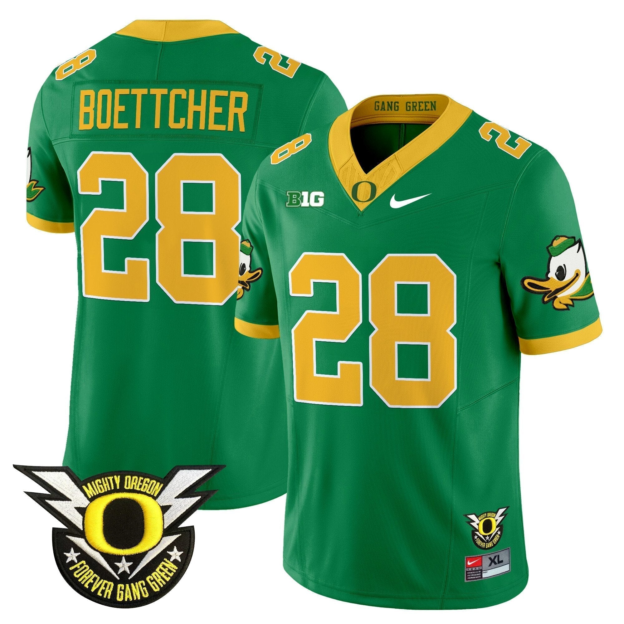 Oregon Ducks 2025 Vapor Limited Jersey V2 - All Stitched