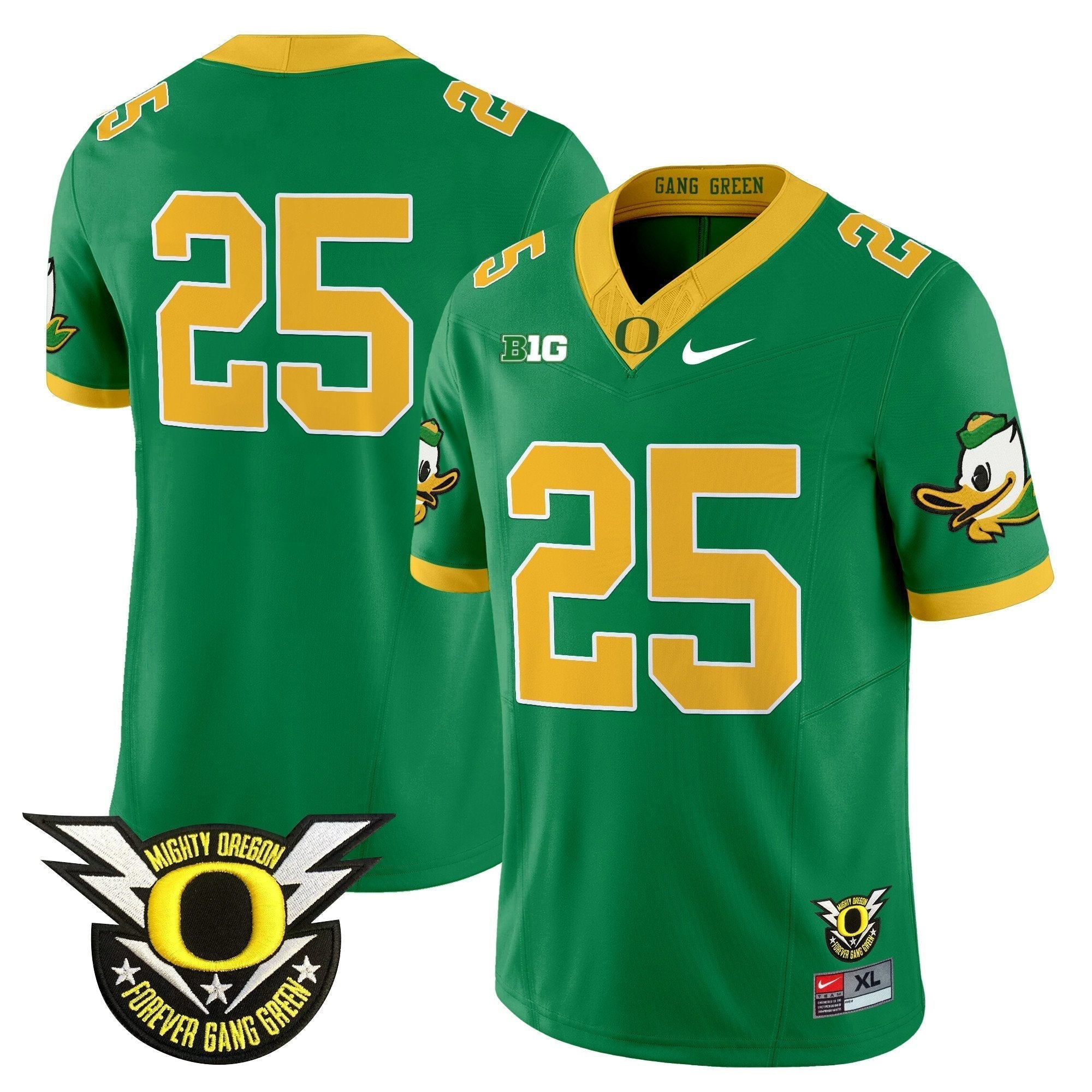 Oregon Ducks 2025 Vapor Limited Jersey V2 - All Stitched