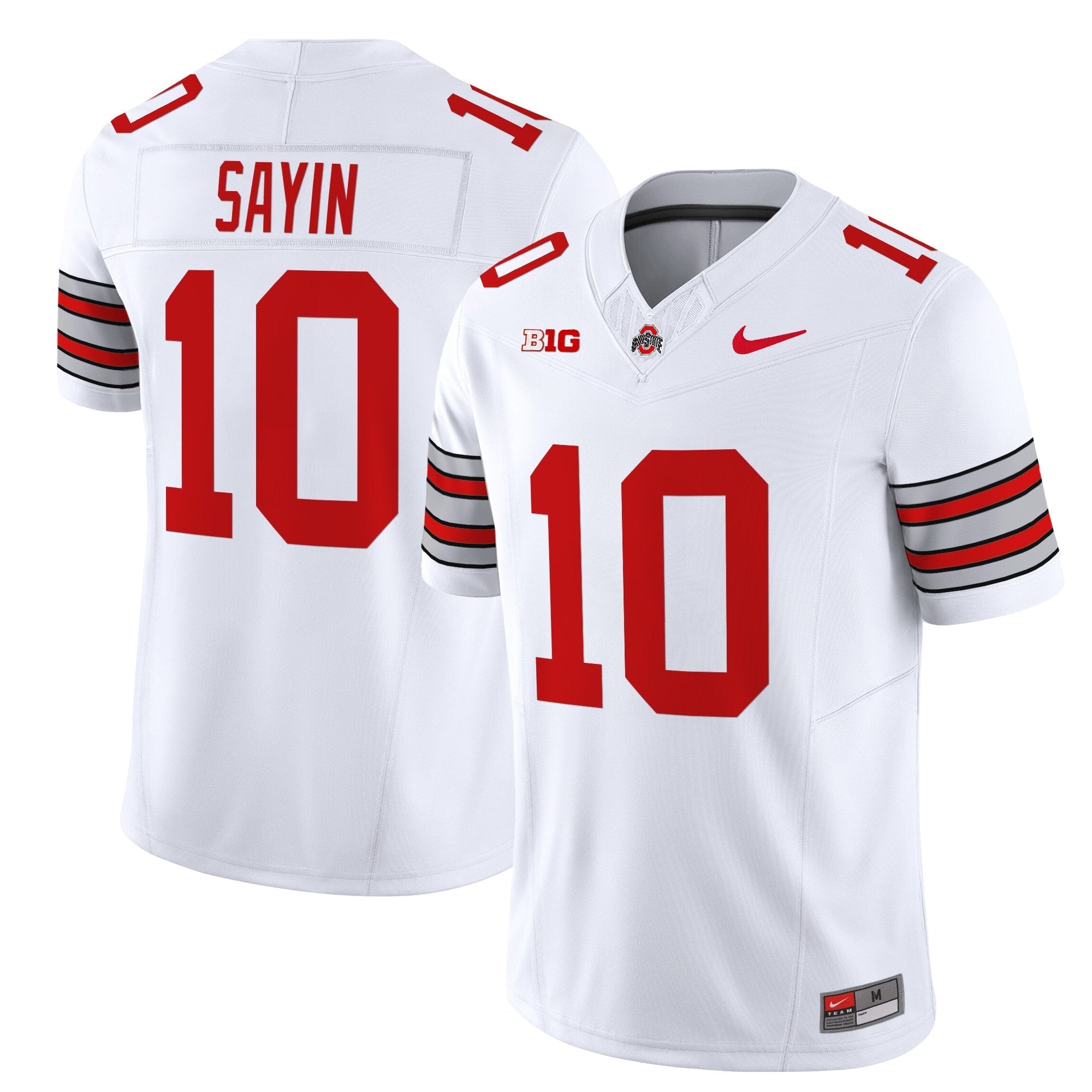 Ohio State Buckeyes 'Heritage Stripe' 2025/26 Vapor Limited Jersey - All Stitched