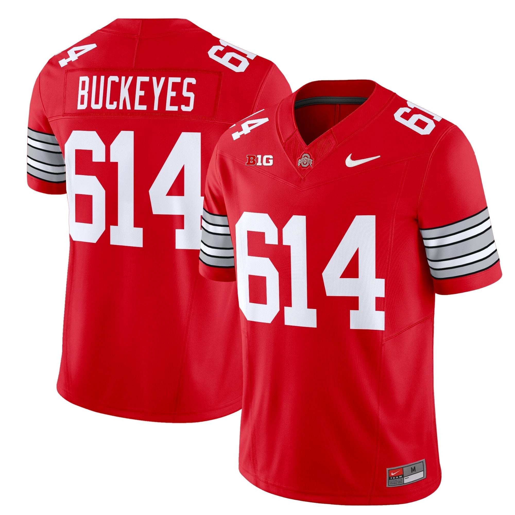 Ohio State Buckeyes 'Heritage Stripe' 2025/26 Vapor Limited Jersey - All Stitched