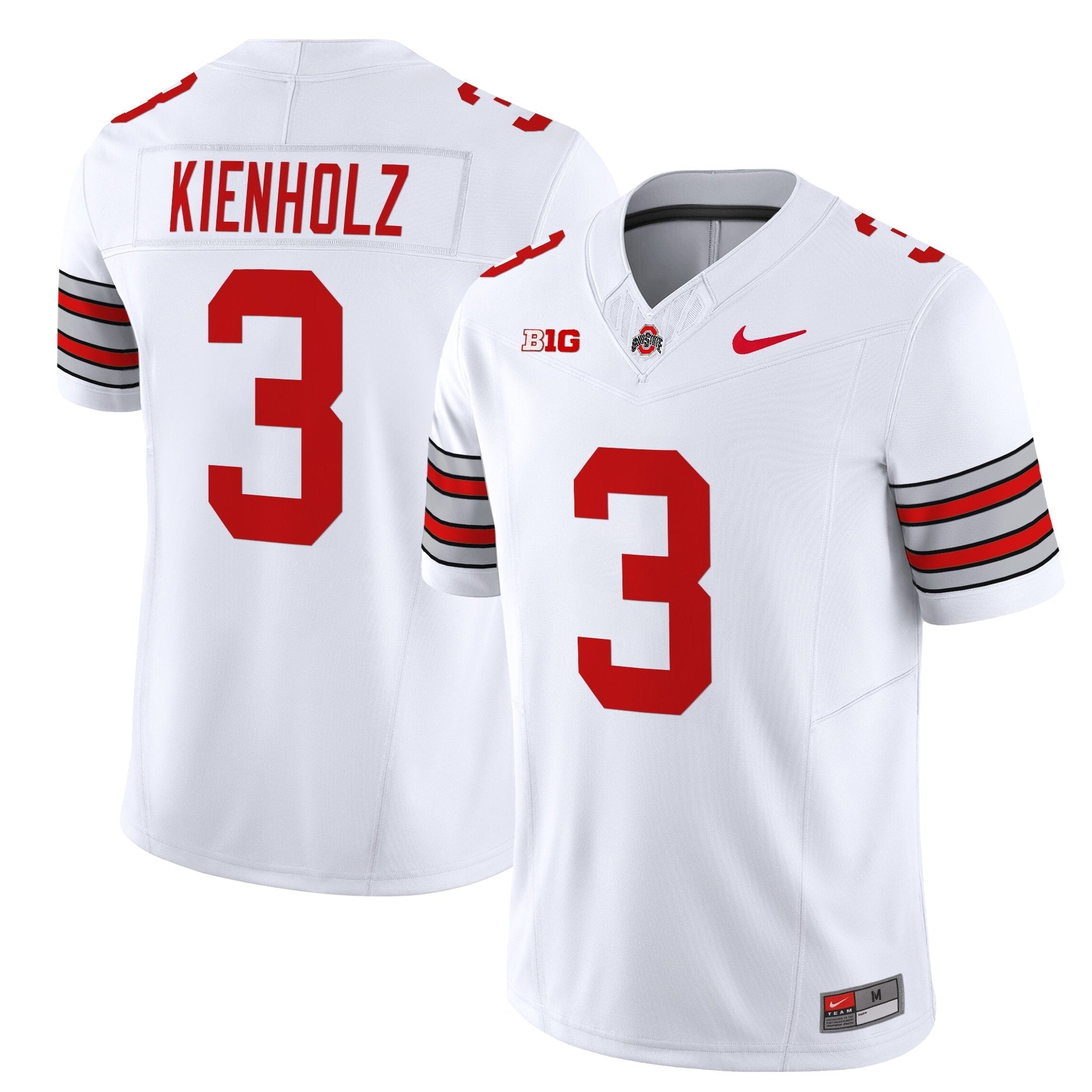 Ohio State Buckeyes 'Heritage Stripe' 2025/26 Vapor Limited Jersey - All Stitched