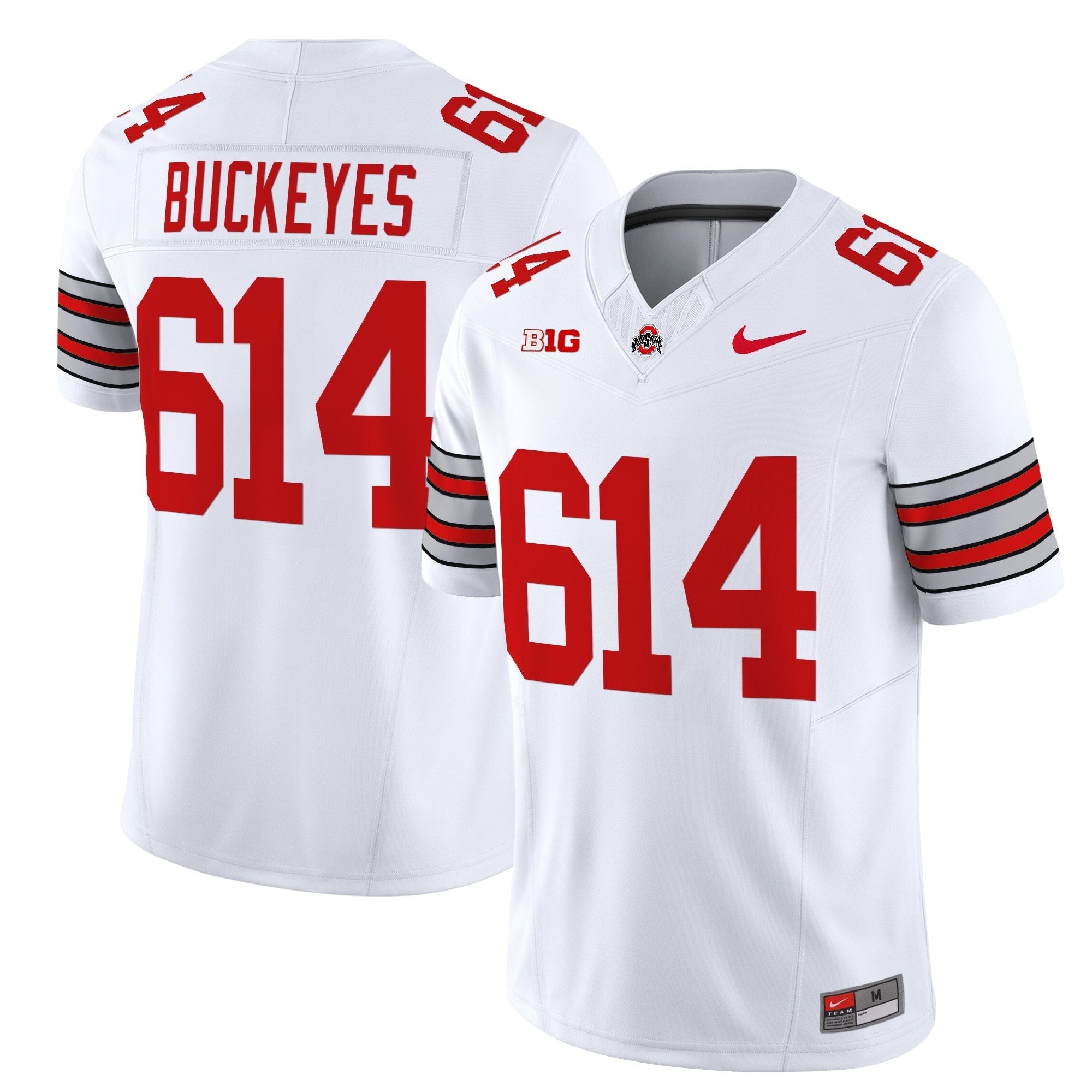 Ohio State Buckeyes 'Heritage Stripe' 2025/26 Vapor Limited Jersey - All Stitched
