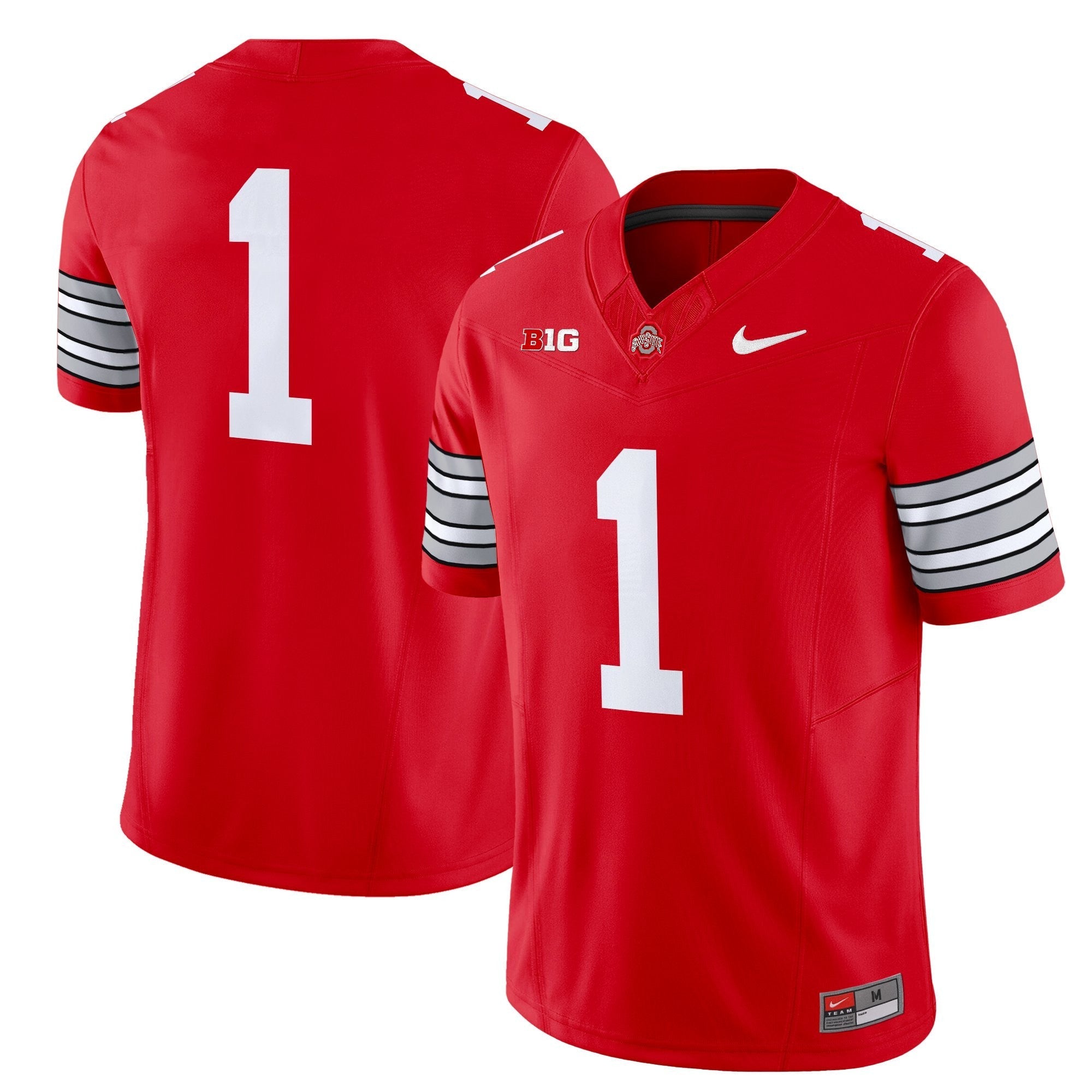 Ohio State Buckeyes 'Heritage Stripe' 2025/26 Vapor Limited Jersey - All Stitched