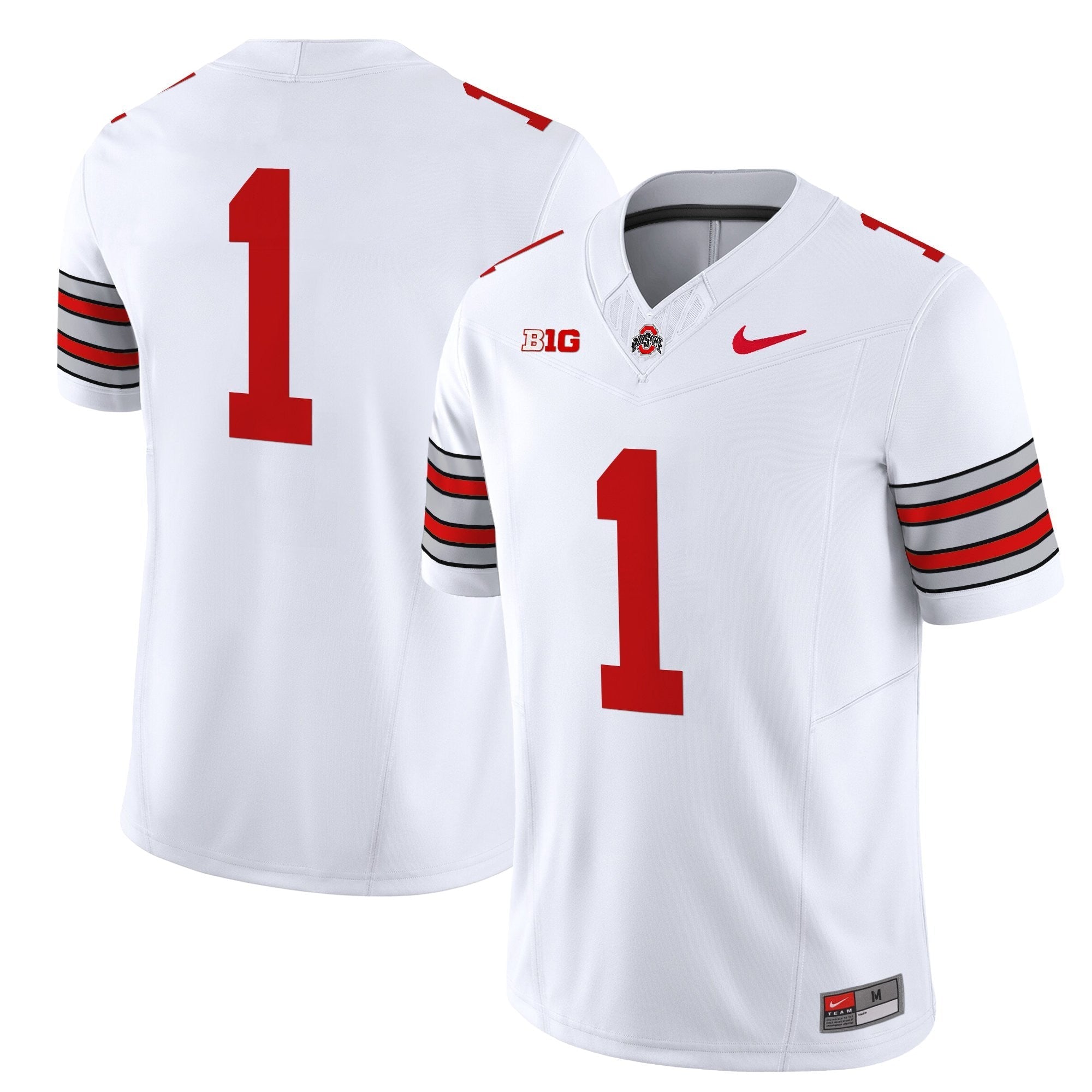 Ohio State Buckeyes 'Heritage Stripe' 2025/26 Vapor Limited Jersey - All Stitched