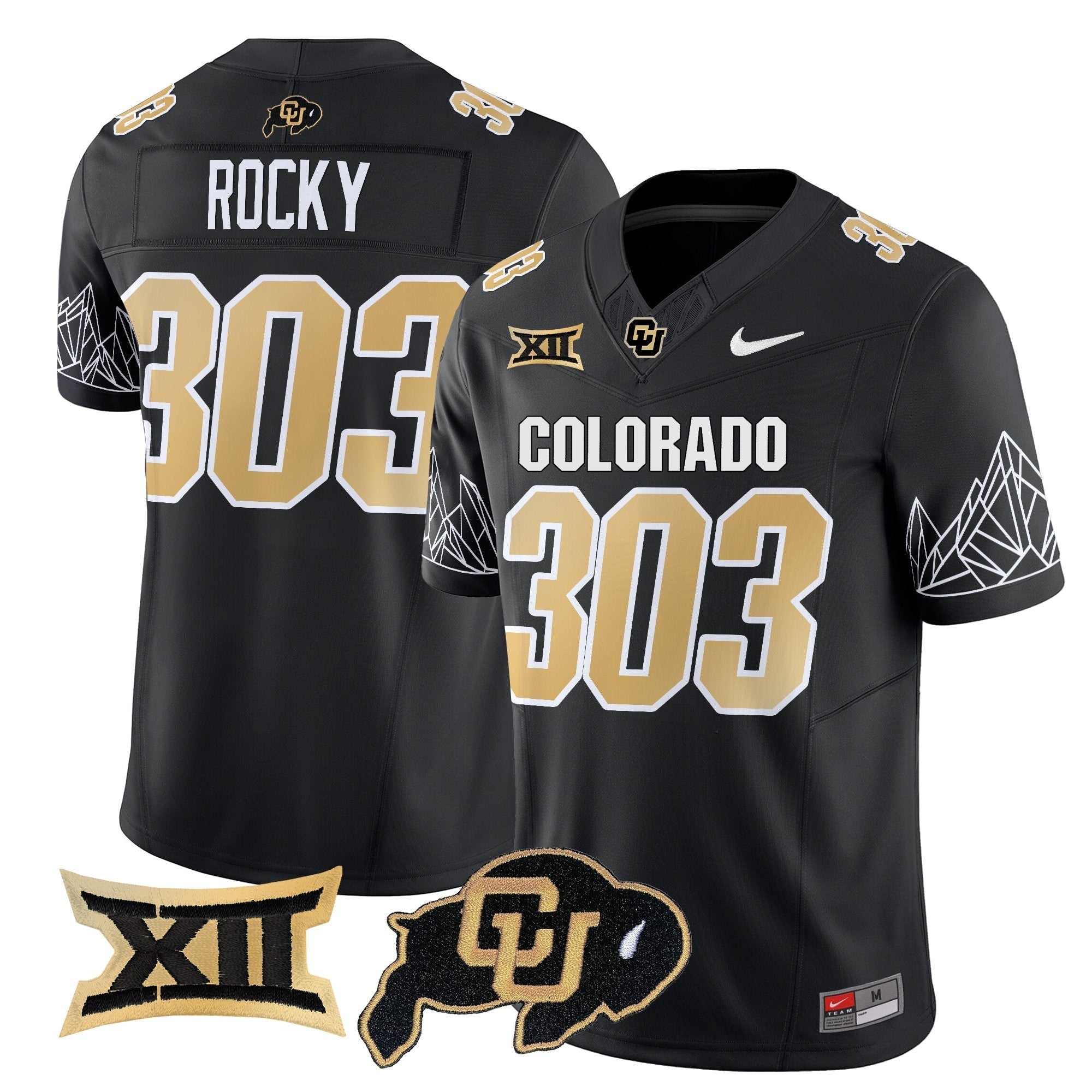 Colorado Buffaloes 2025 Vapor Limited Jersey V2 - All Stitched