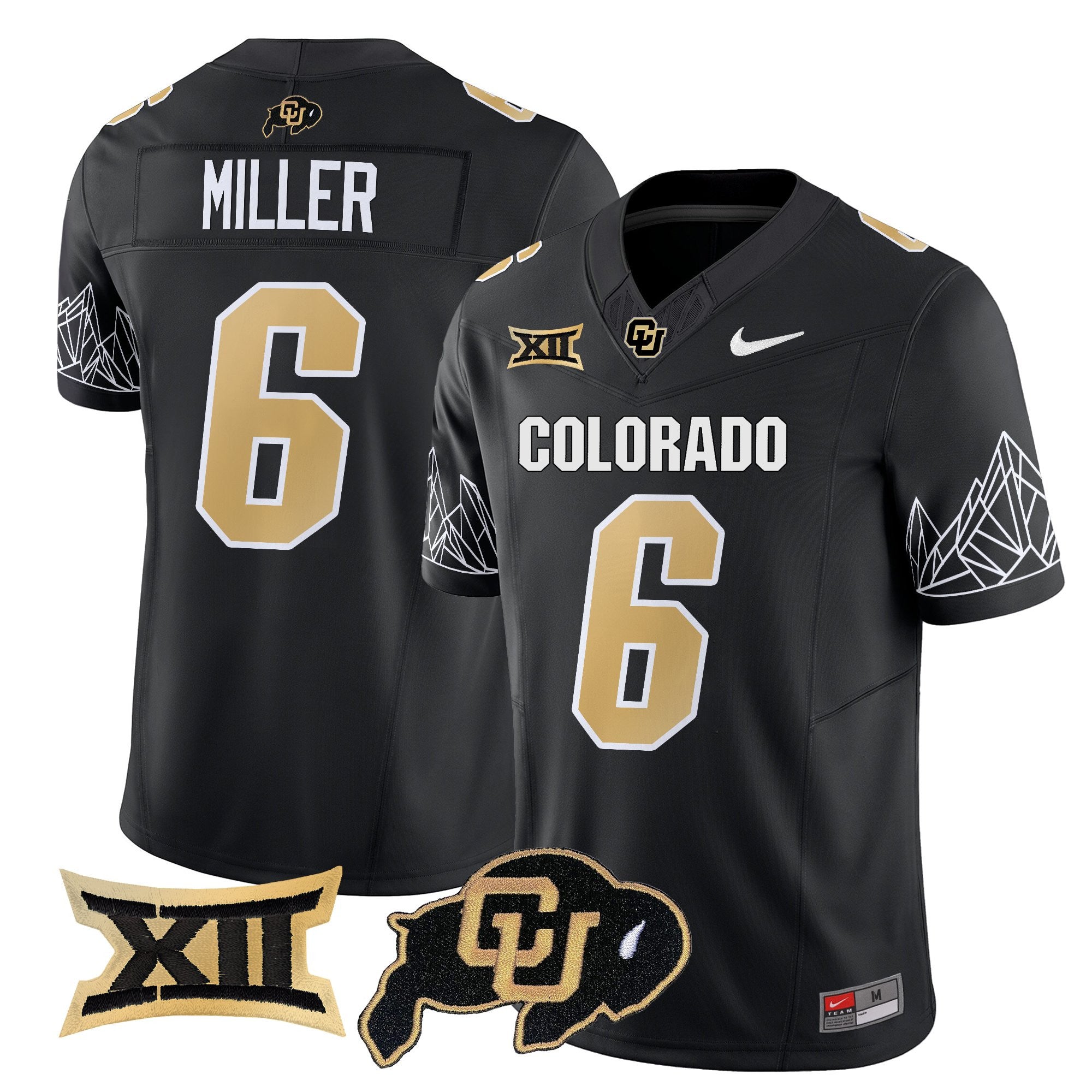 Colorado Buffaloes 2025 Vapor Limited Jersey V2 - All Stitched