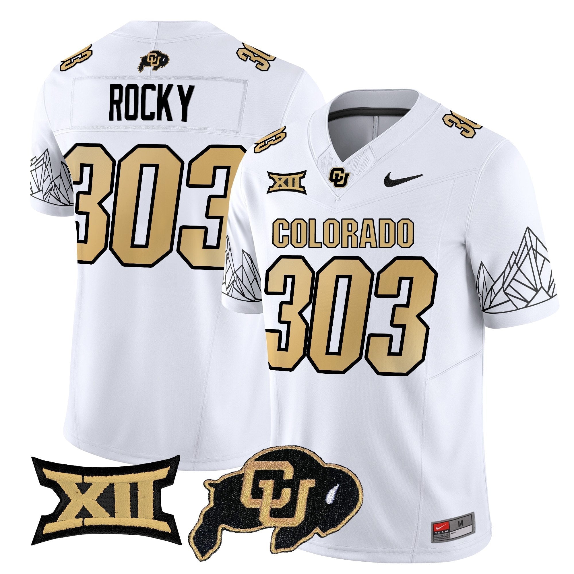 Colorado Buffaloes 2025 Vapor Limited Jersey V2 - All Stitched