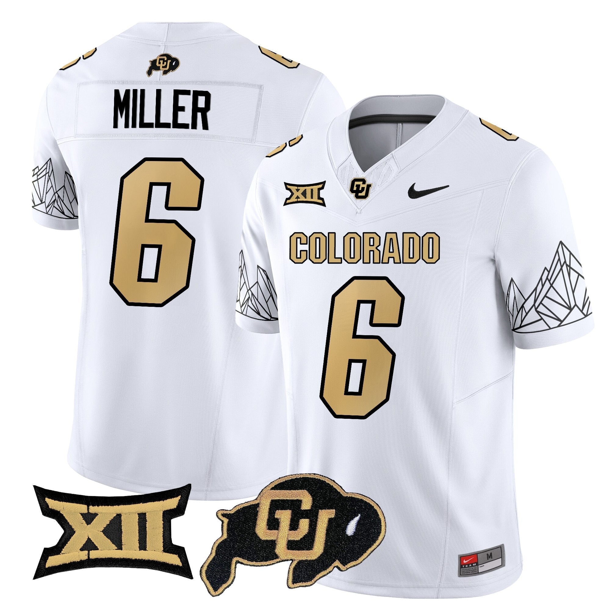 Colorado Buffaloes 2025 Vapor Limited Jersey V2 - All Stitched