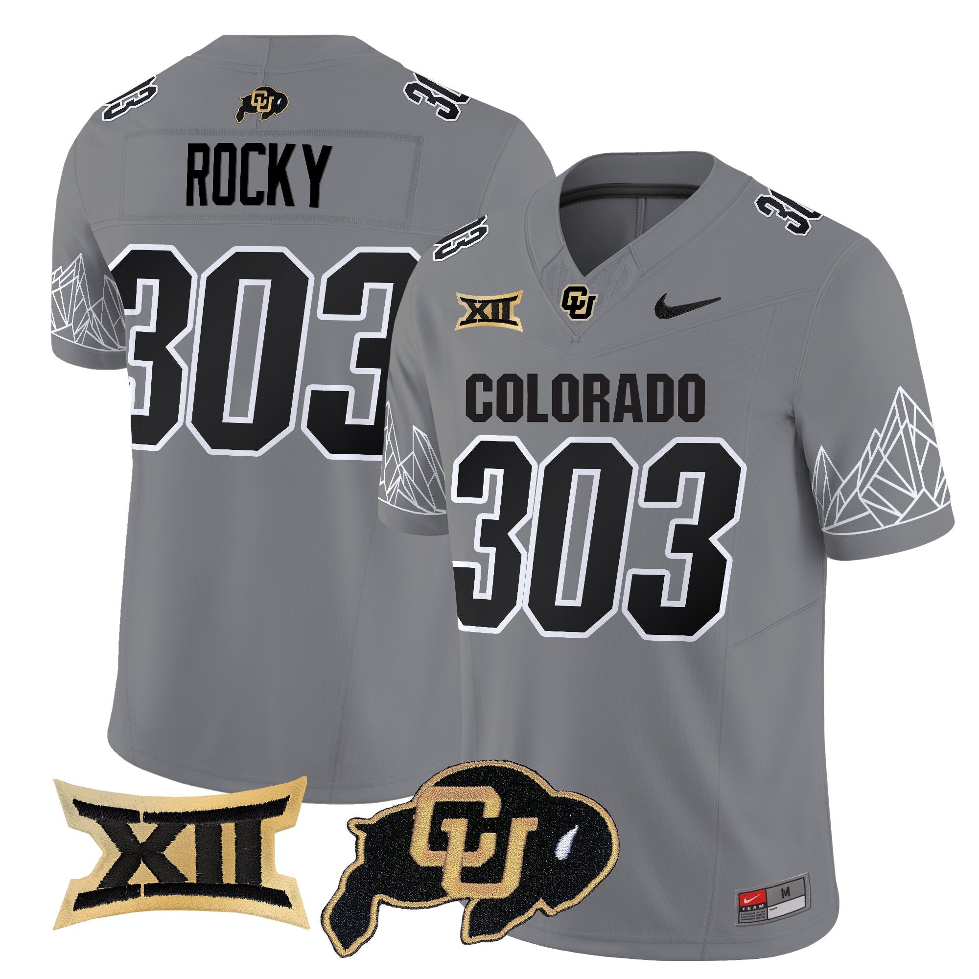 Colorado Buffaloes 2025 Vapor Limited Jersey V2 - All Stitched