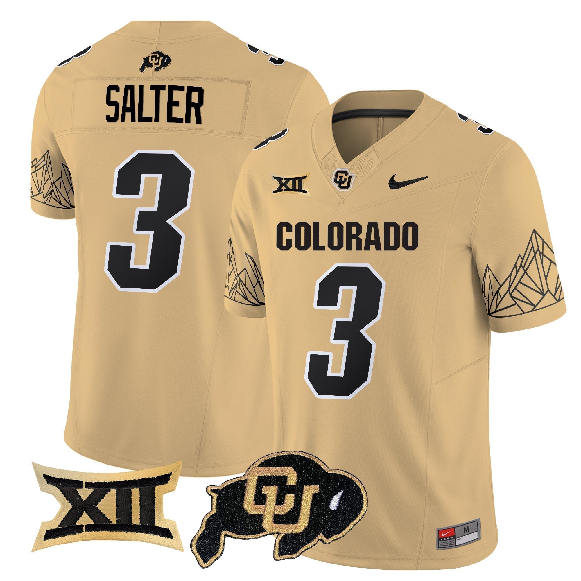 Colorado Buffaloes 2025 Vapor Limited Jersey V2 - All Stitched