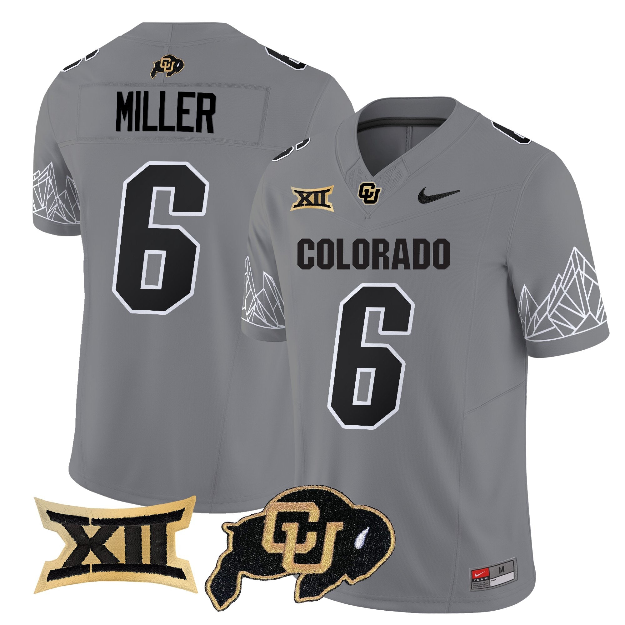 Colorado Buffaloes 2025 Vapor Limited Jersey V2 - All Stitched