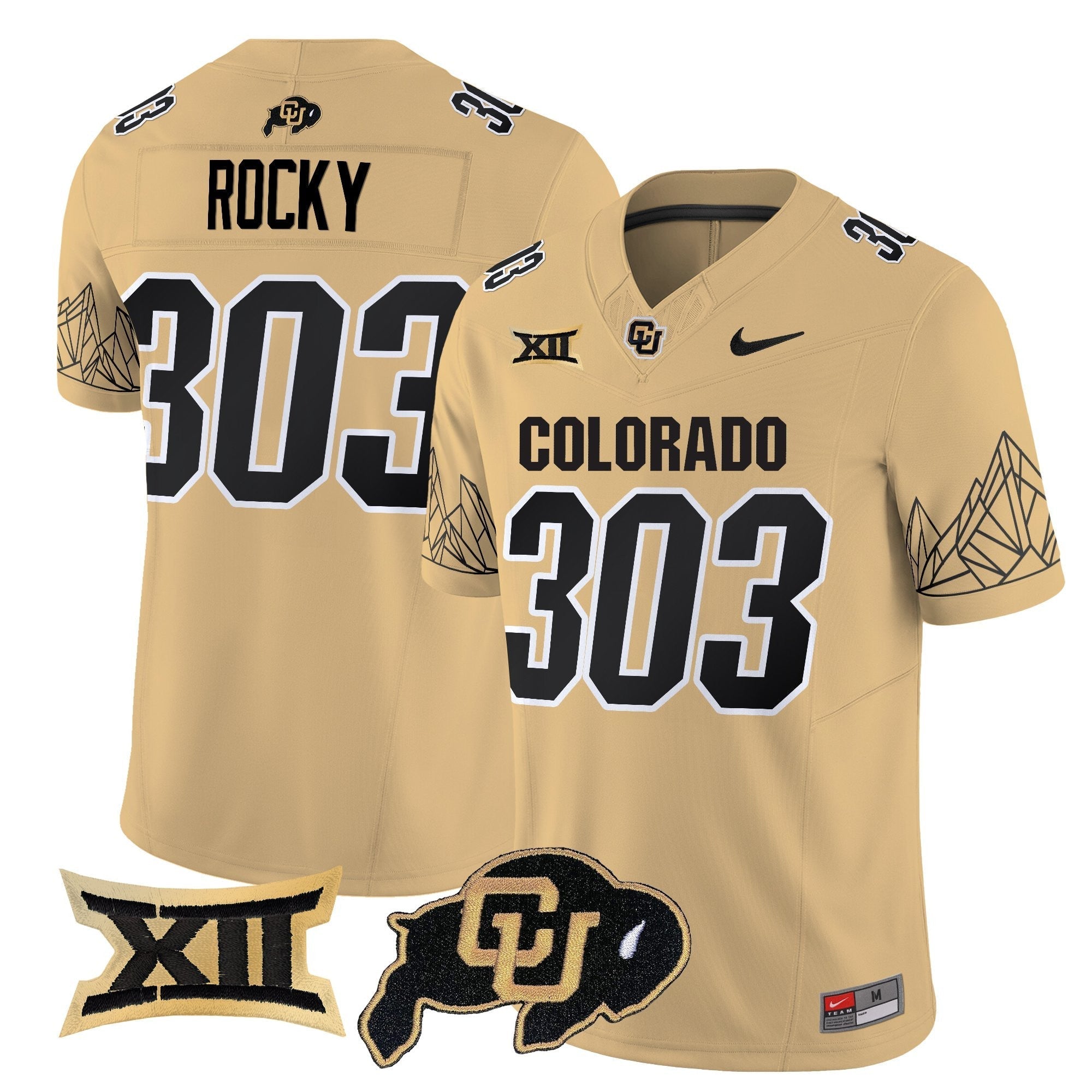 Colorado Buffaloes 2025 Vapor Limited Jersey V2 - All Stitched