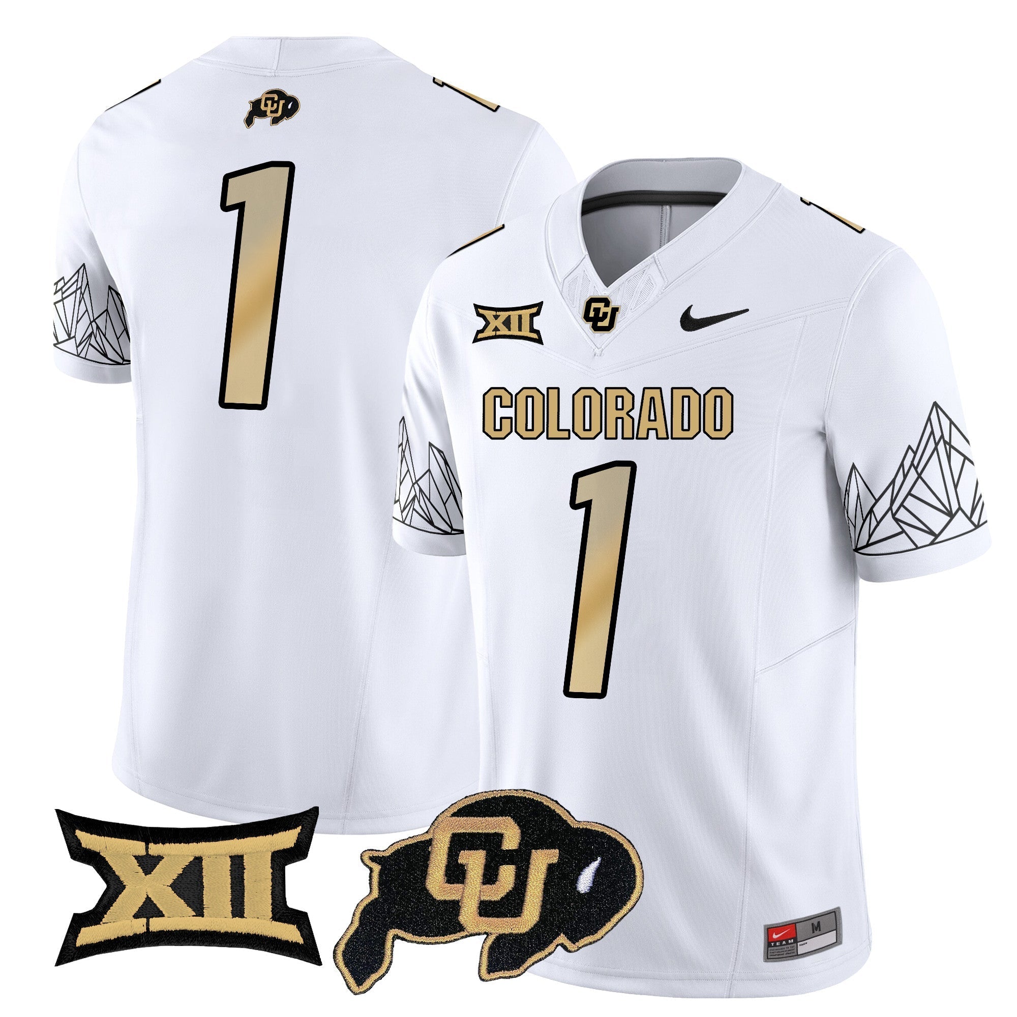 Colorado Buffaloes 2025 Vapor Limited Jersey V2 - All Stitched