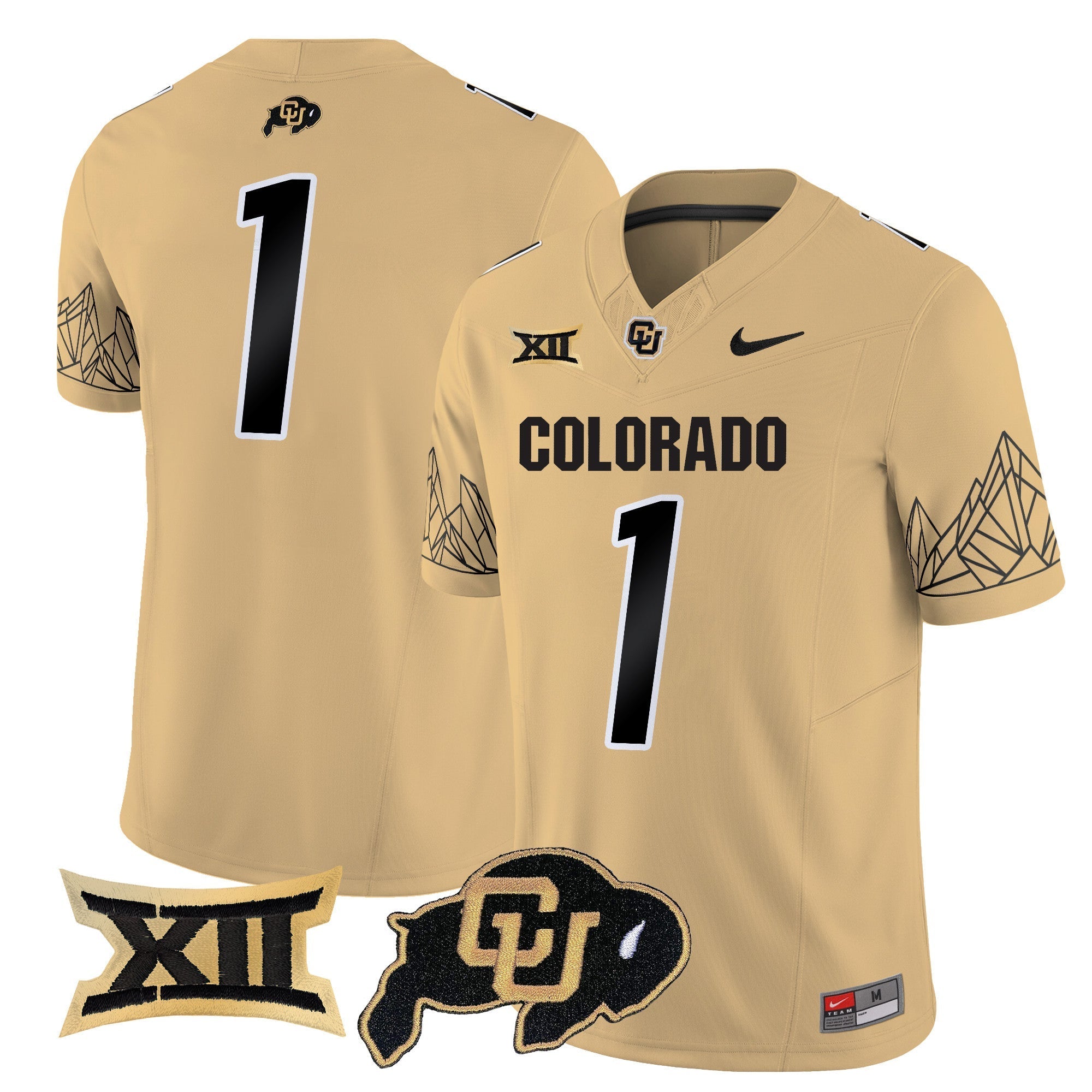 Colorado Buffaloes 2025 Vapor Limited Jersey V2 - All Stitched