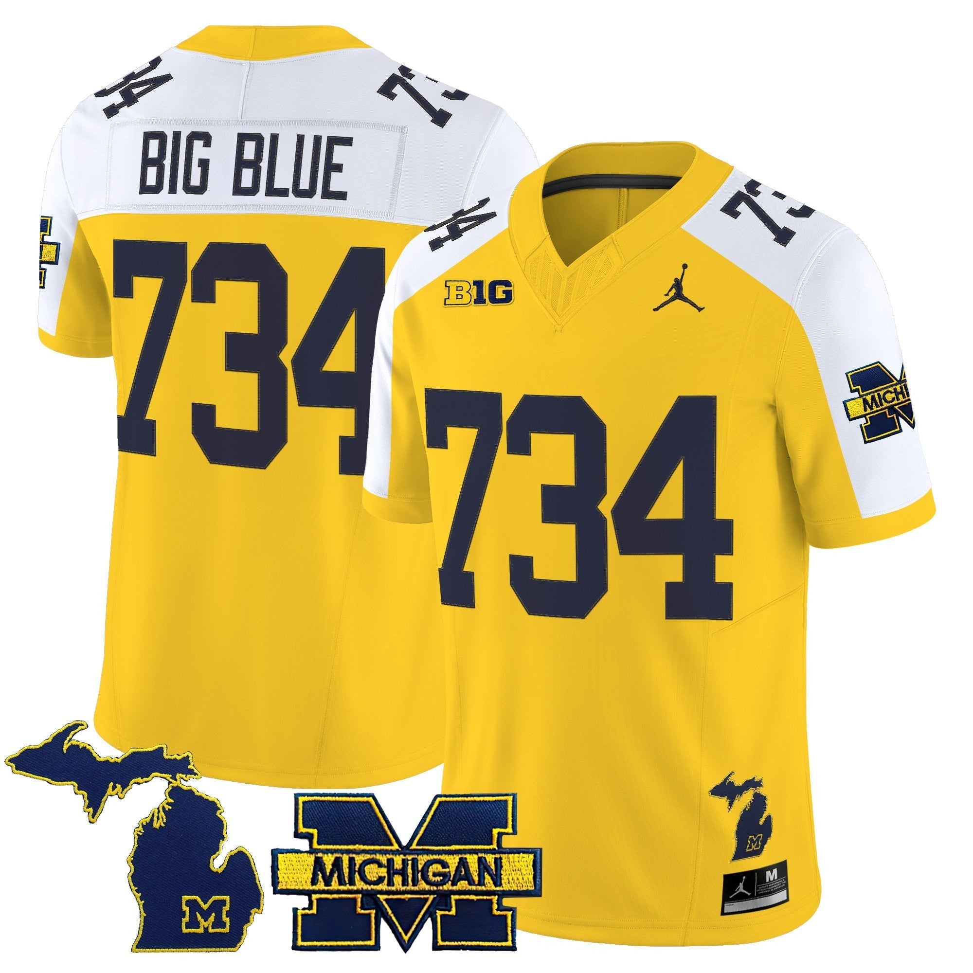 Michigan Wolverines 2025 Vapor Limited Jersey - All Stitched
