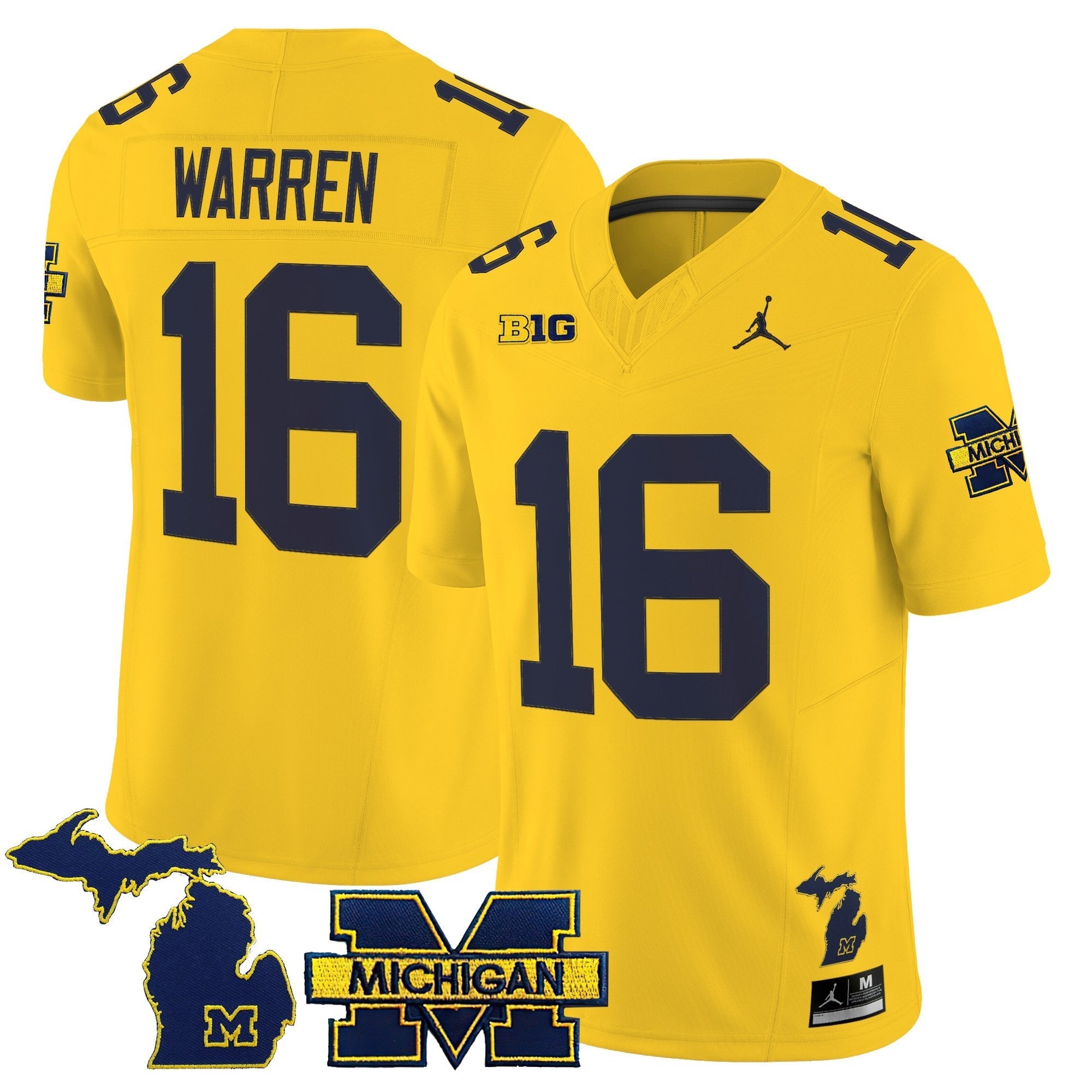 Michigan Wolverines 2025 Vapor Limited Jersey - All Stitched