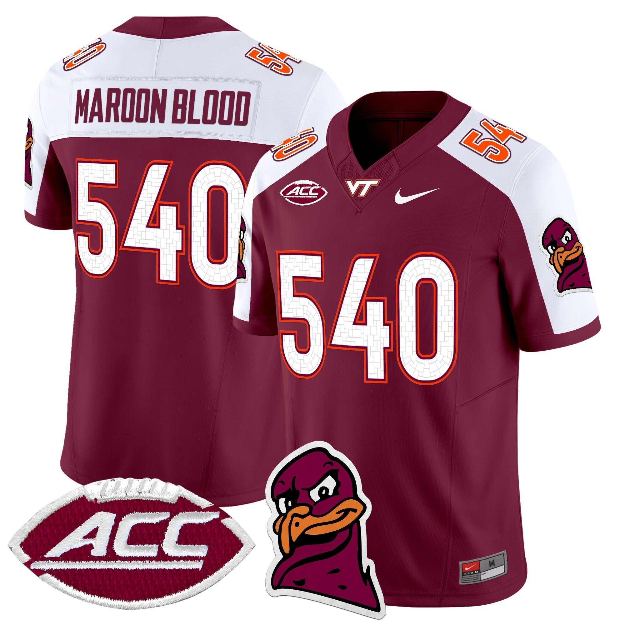 Virginia Tech Hokies 2025 Vapor Limited Jersey - All Stitched