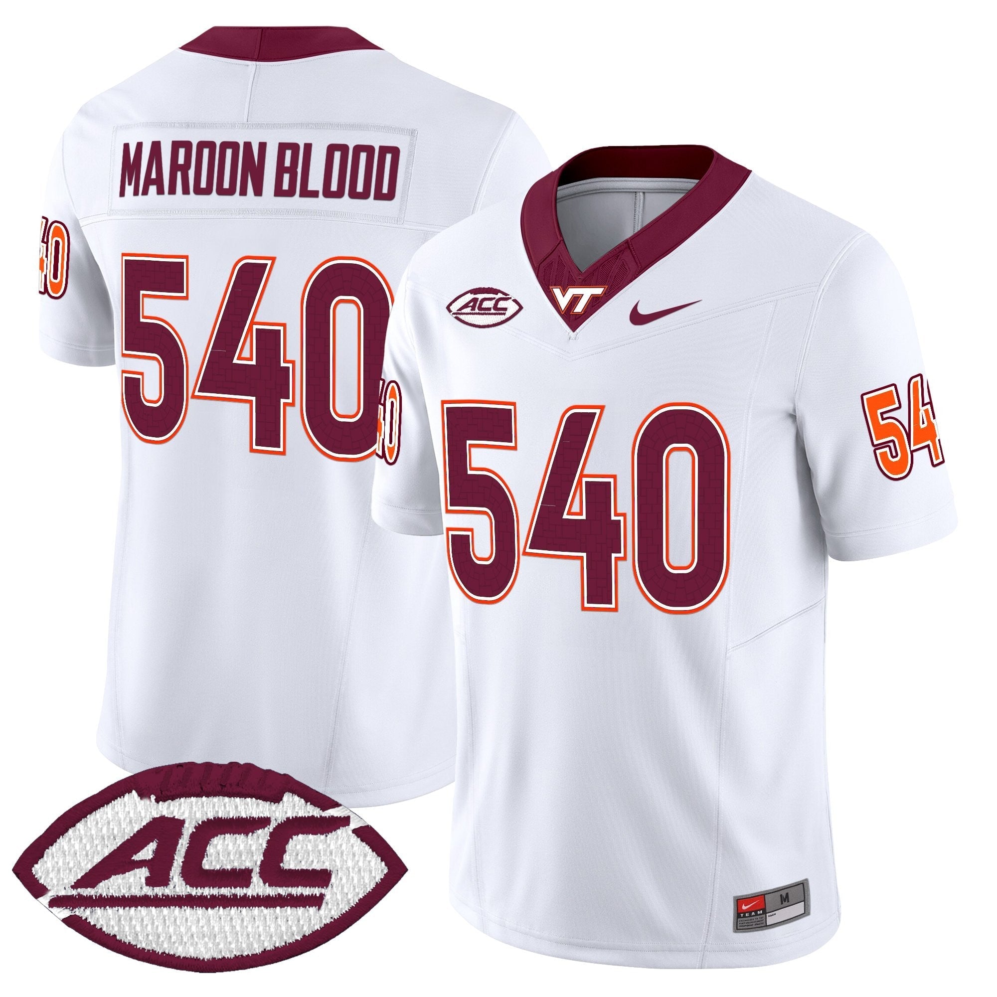 Virginia Tech Hokies 2025 Vapor Limited Jersey - All Stitched