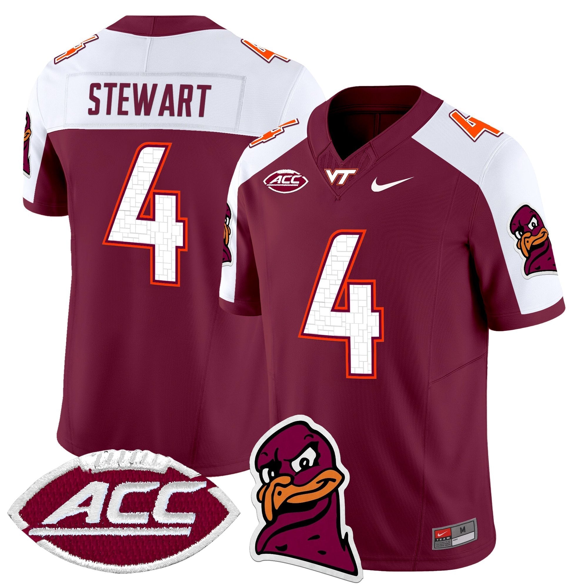 Virginia Tech Hokies 2025 Vapor Limited Jersey - All Stitched