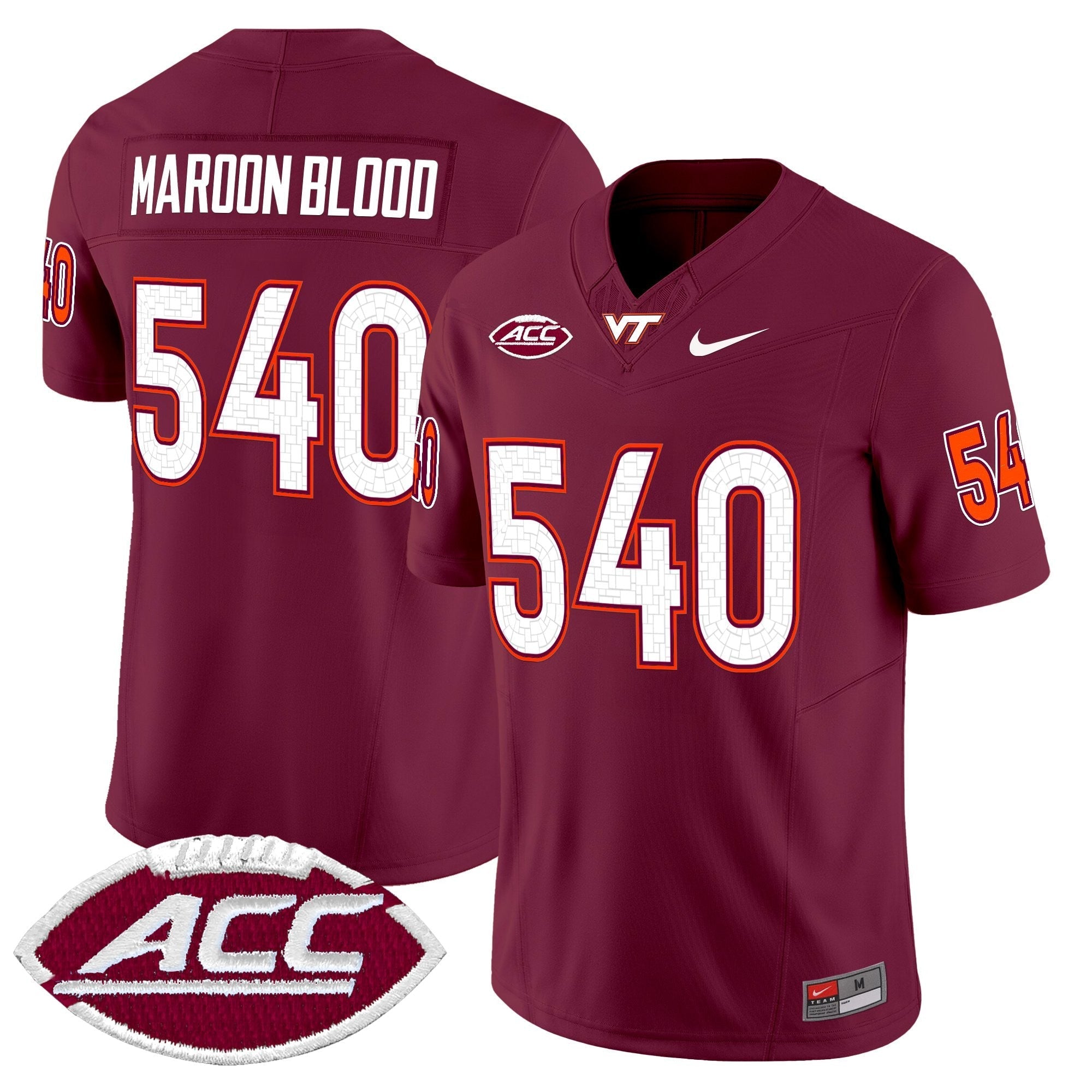 Virginia Tech Hokies 2025 Vapor Limited Jersey - All Stitched