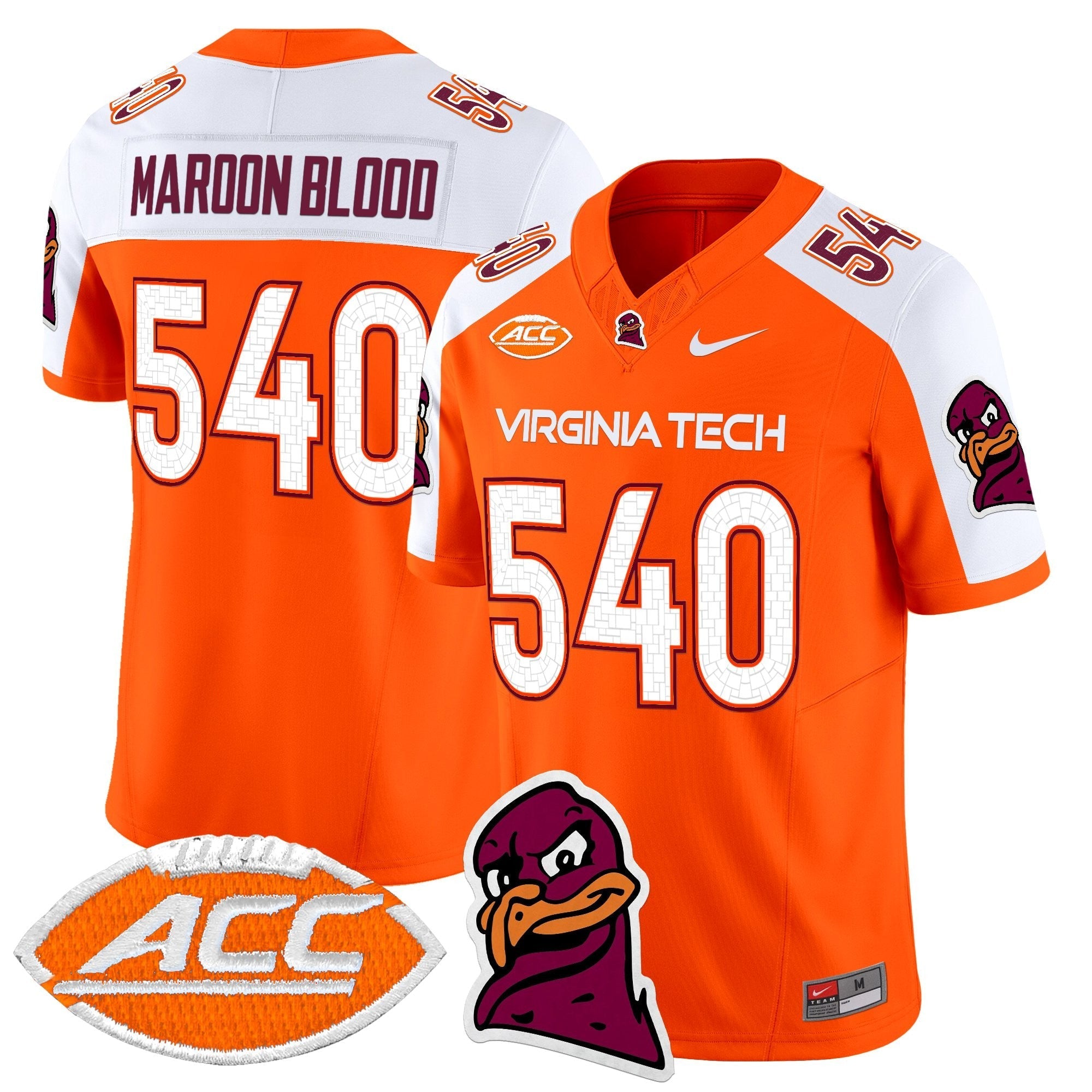 Virginia Tech Hokies 2025 Vapor Limited Jersey - All Stitched