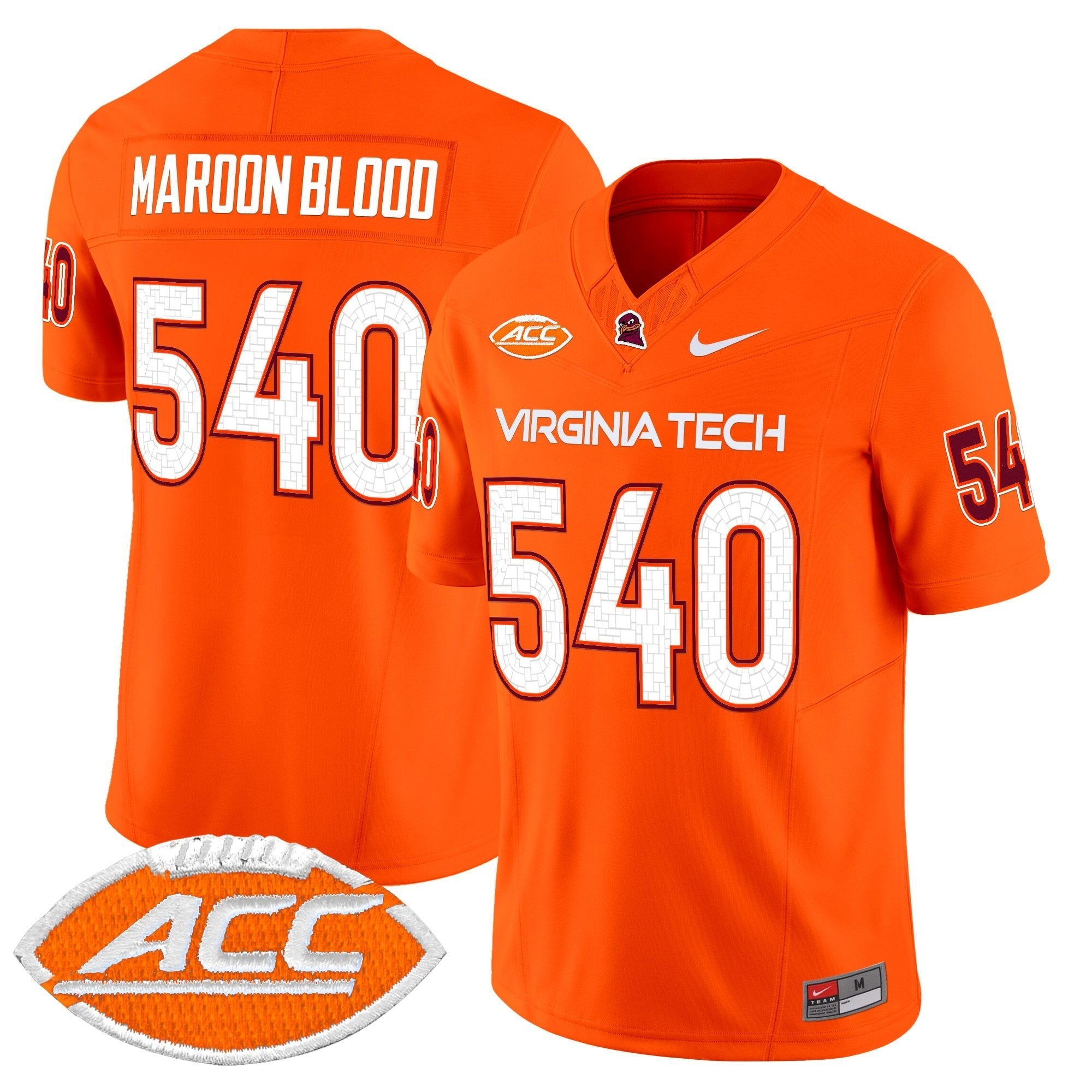Virginia Tech Hokies 2025 Vapor Limited Jersey - All Stitched