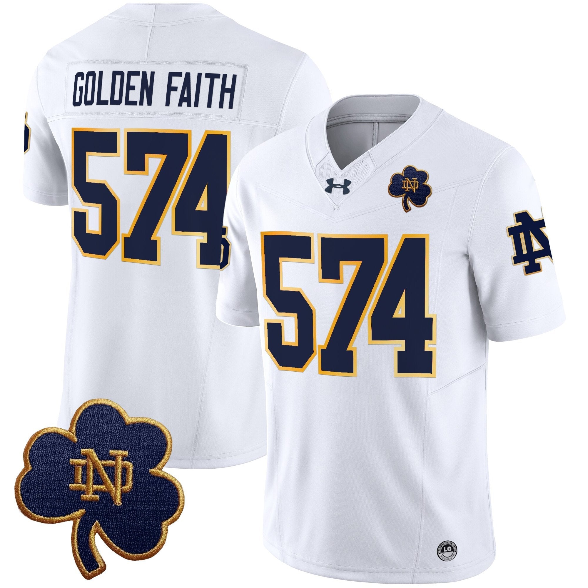 Notre Dame Fighting Irish 2025 Vapor Limited Jersey V3 - All Stitched