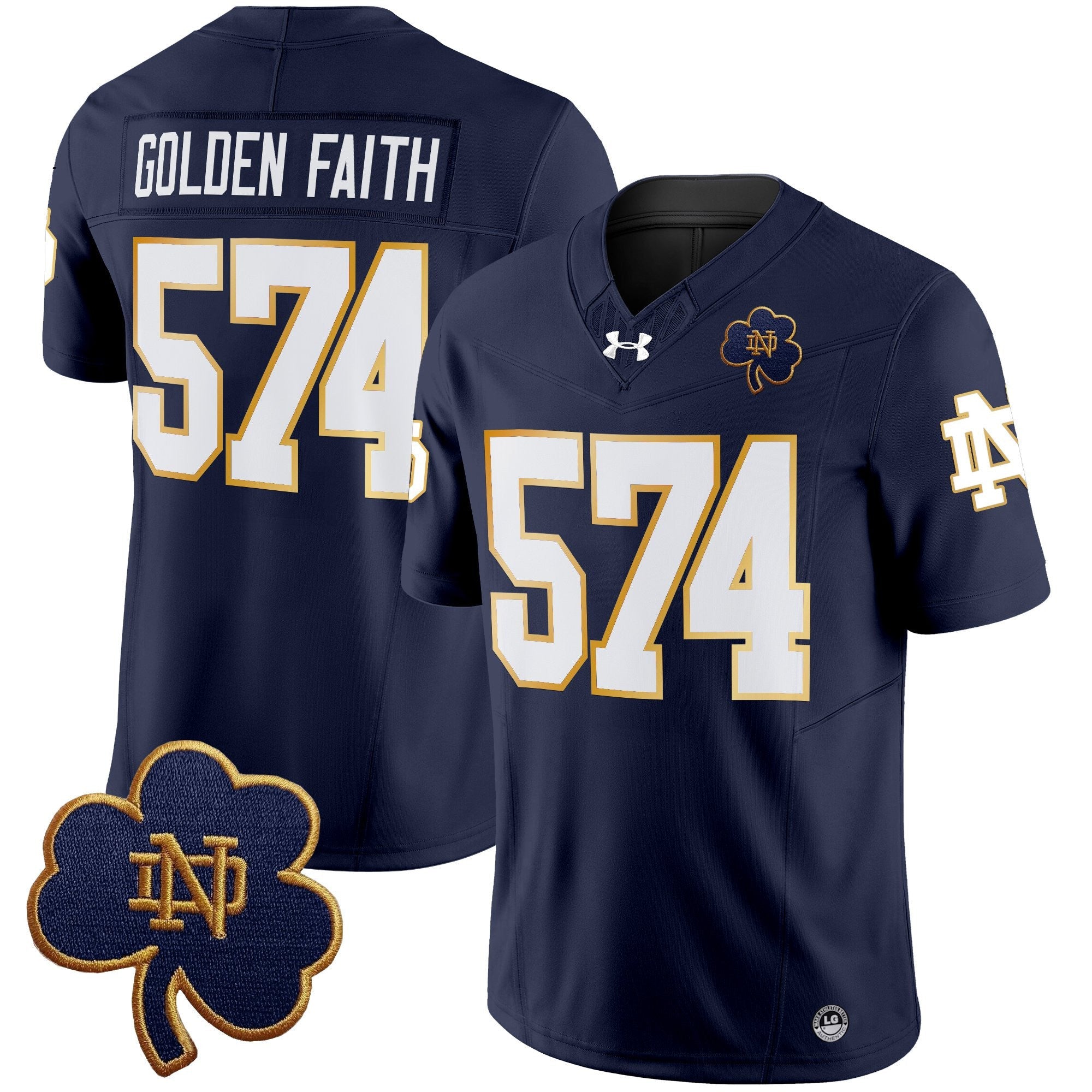 Notre Dame Fighting Irish 2025 Vapor Limited Jersey V3 - All Stitched