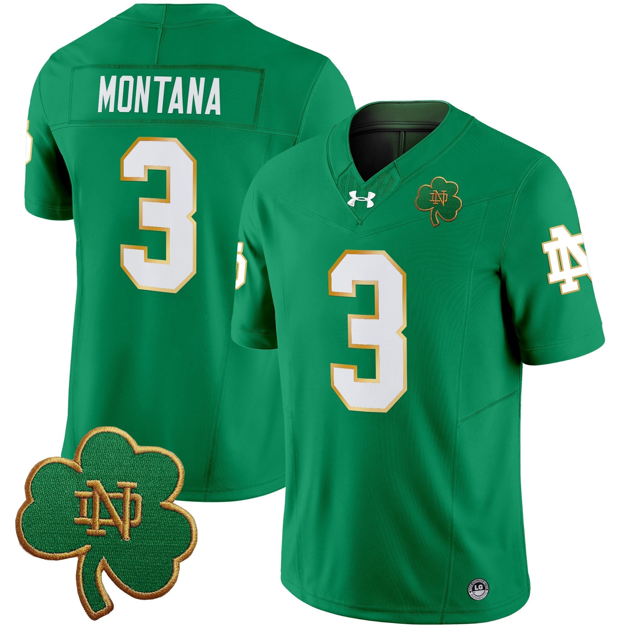 Notre Dame Fighting Irish 2025 Vapor Limited Jersey V3 - All Stitched