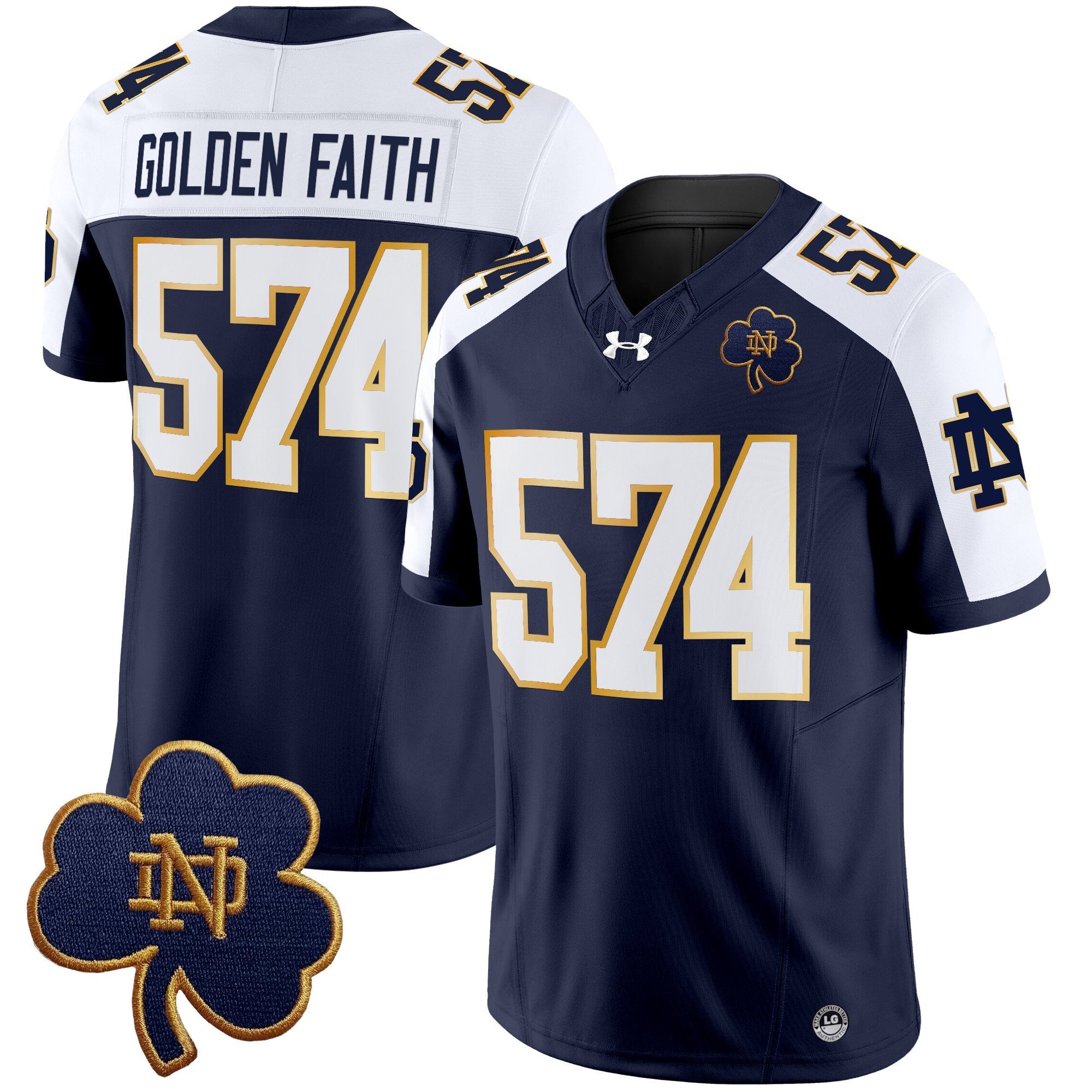 Notre Dame Fighting Irish 2025 Vapor Limited Jersey V3 - All Stitched