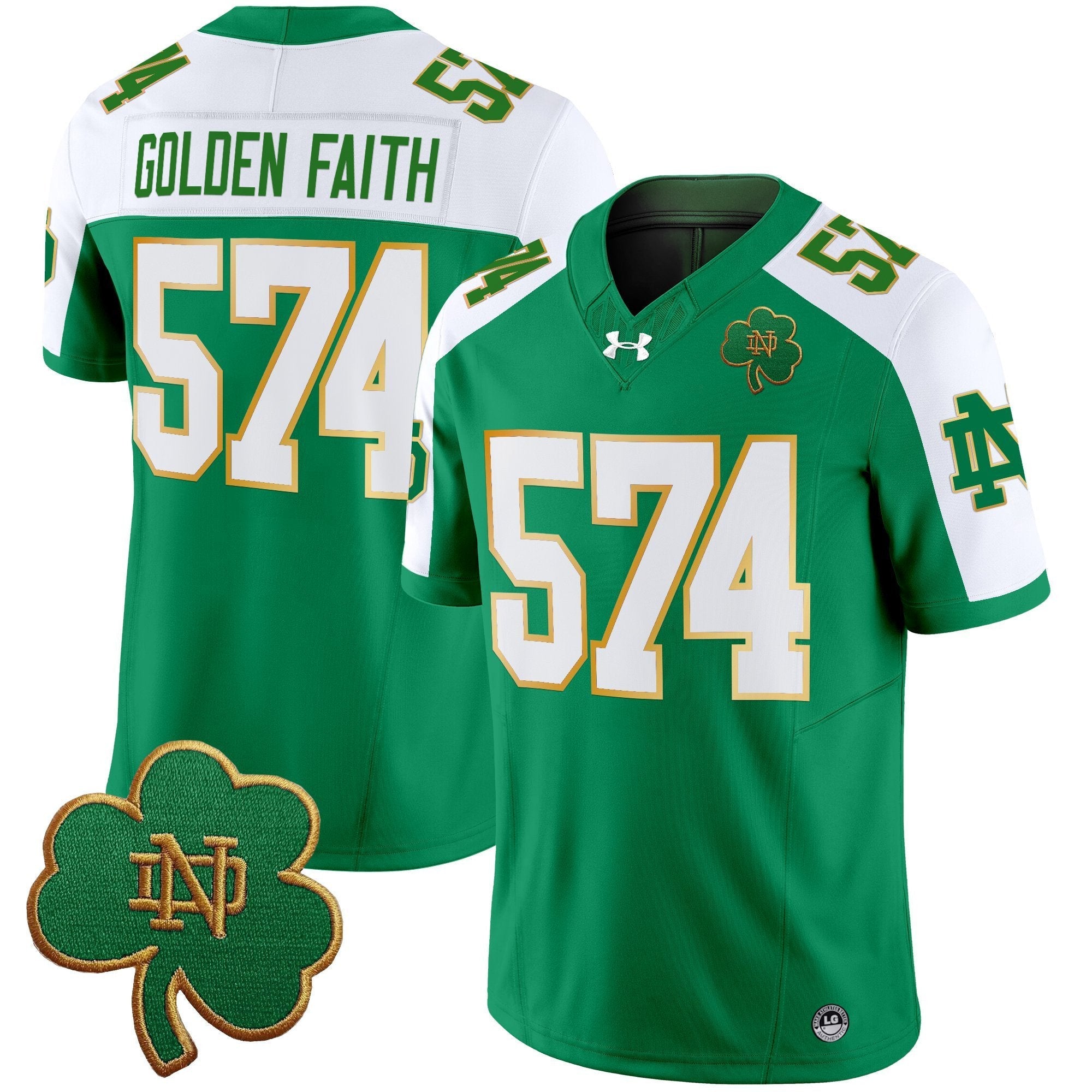 Notre Dame Fighting Irish 2025 Vapor Limited Jersey V3 - All Stitched