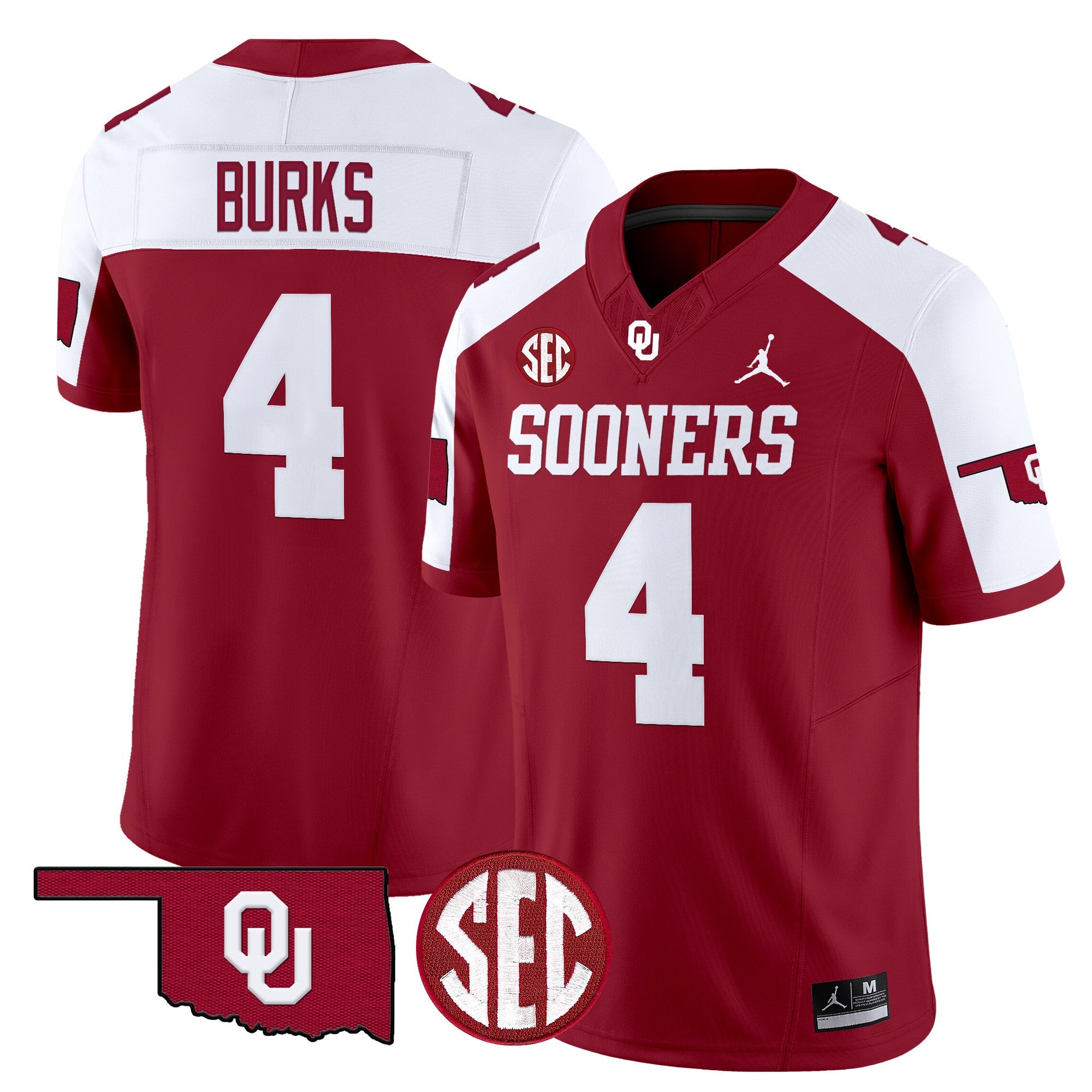 Oklahoma Sooners 2025 Vapor Limited Jersey - All Stitched