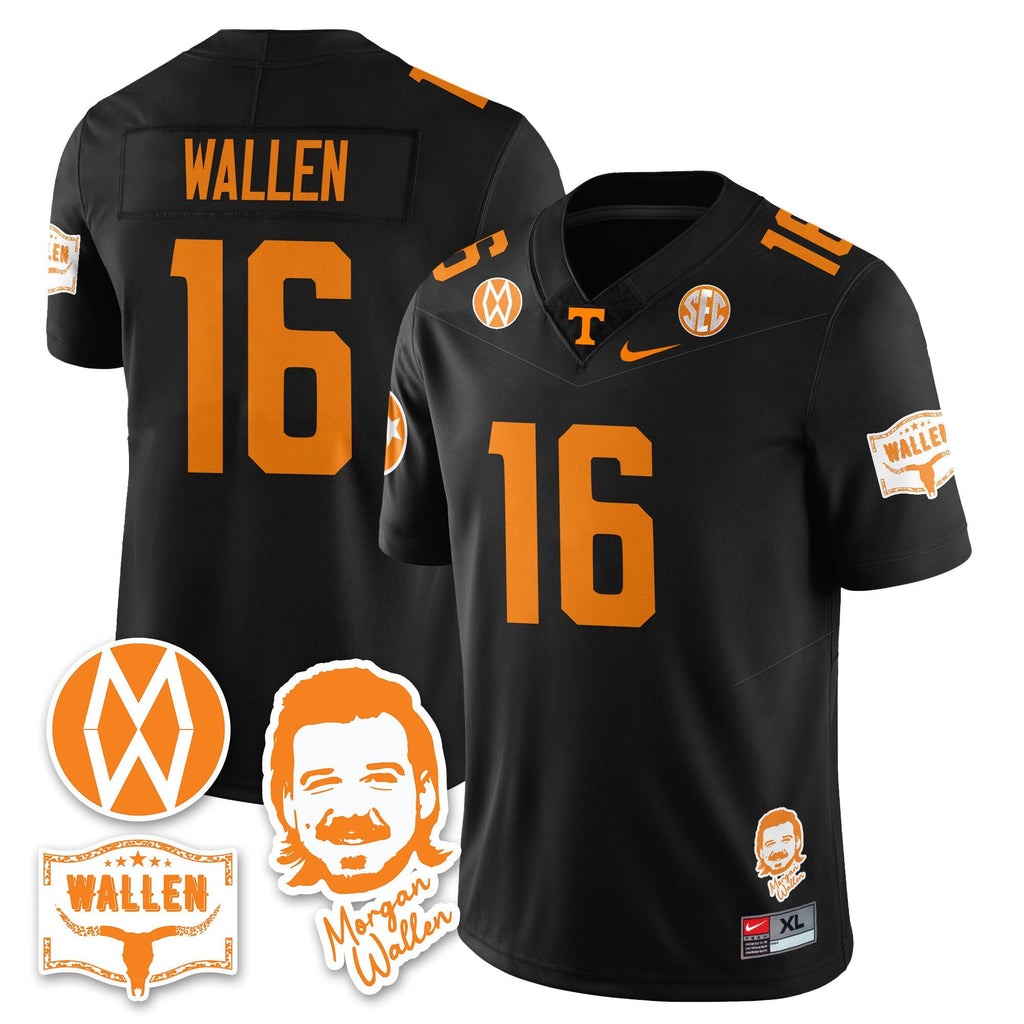 Tennessee Volunteers Morgan Wallen 2025 Jersey - All Stitched