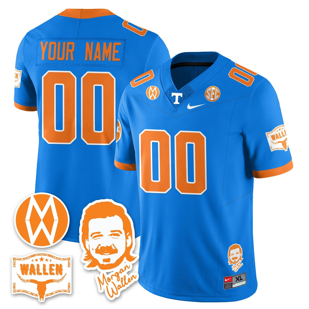 Tennessee Volunteers Morgan Wallen 2025 Jersey - All Stitched