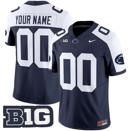Custom Penn State Nittany Lions Jersey 2025 Vapor Limited - All Stitched