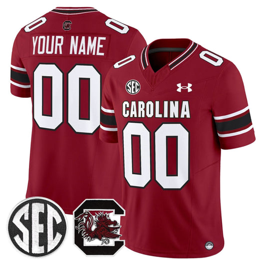 Custom South Carolina Gamecocks Jersey 2025 Vapor Limited - All Stitched