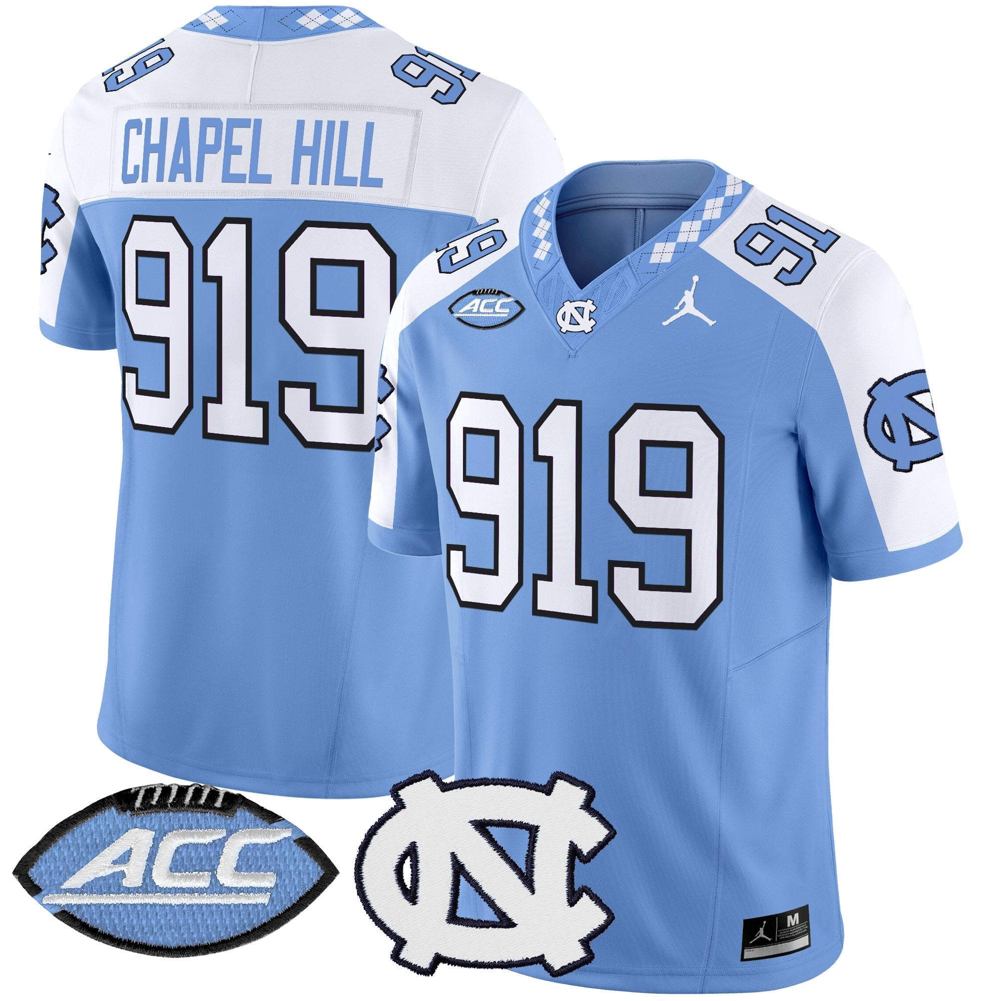North Carolina Tar Heels 2025 Vapor Limited Jersey - All Stitched