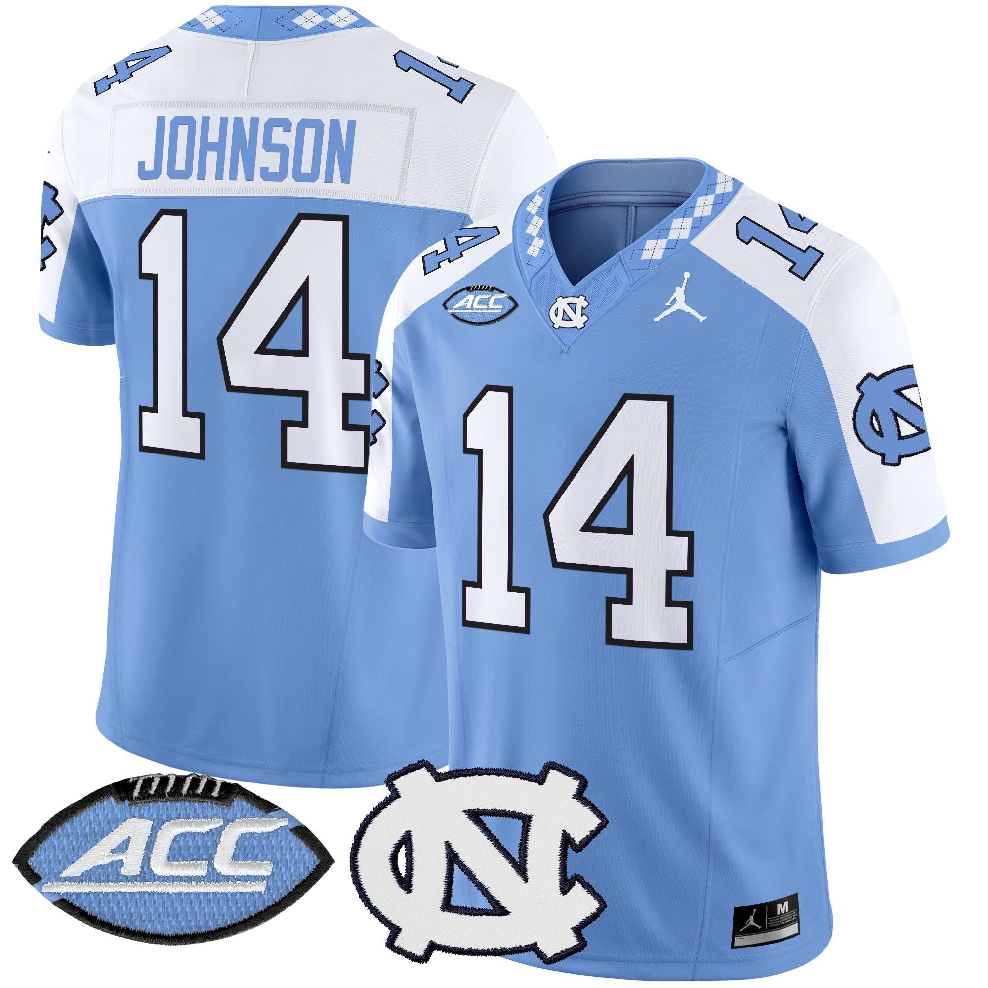 North Carolina Tar Heels 2025 Vapor Limited Jersey - All Stitched