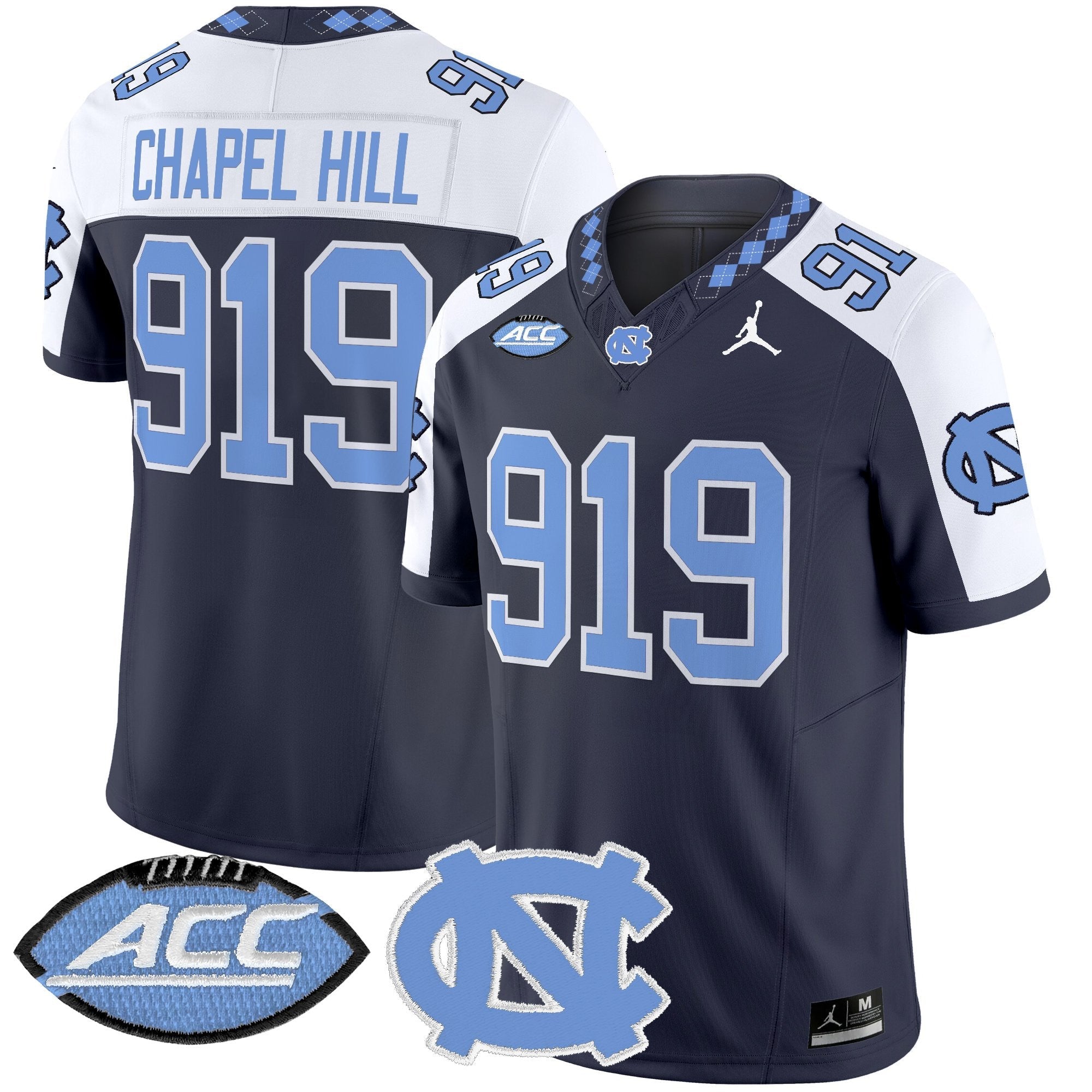 North Carolina Tar Heels 2025 Vapor Limited Jersey - All Stitched
