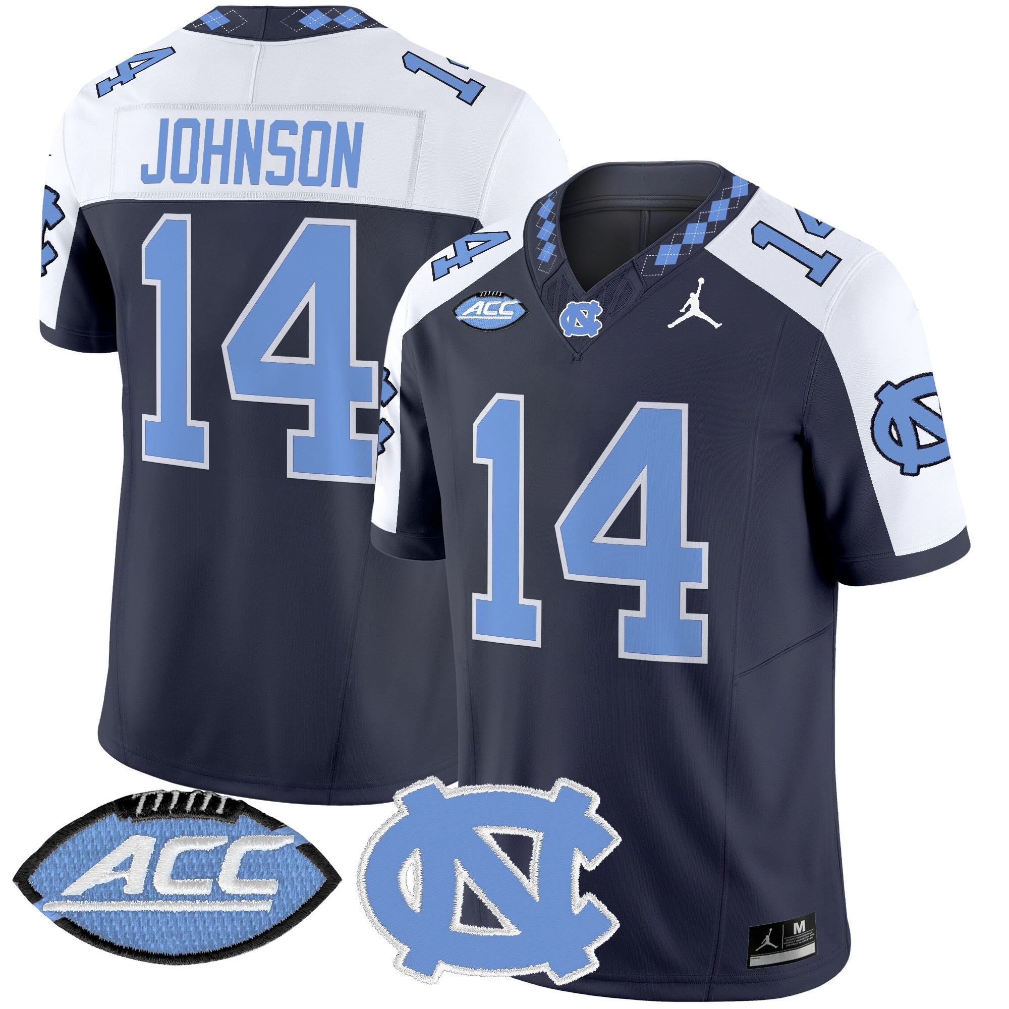 North Carolina Tar Heels 2025 Vapor Limited Jersey - All Stitched