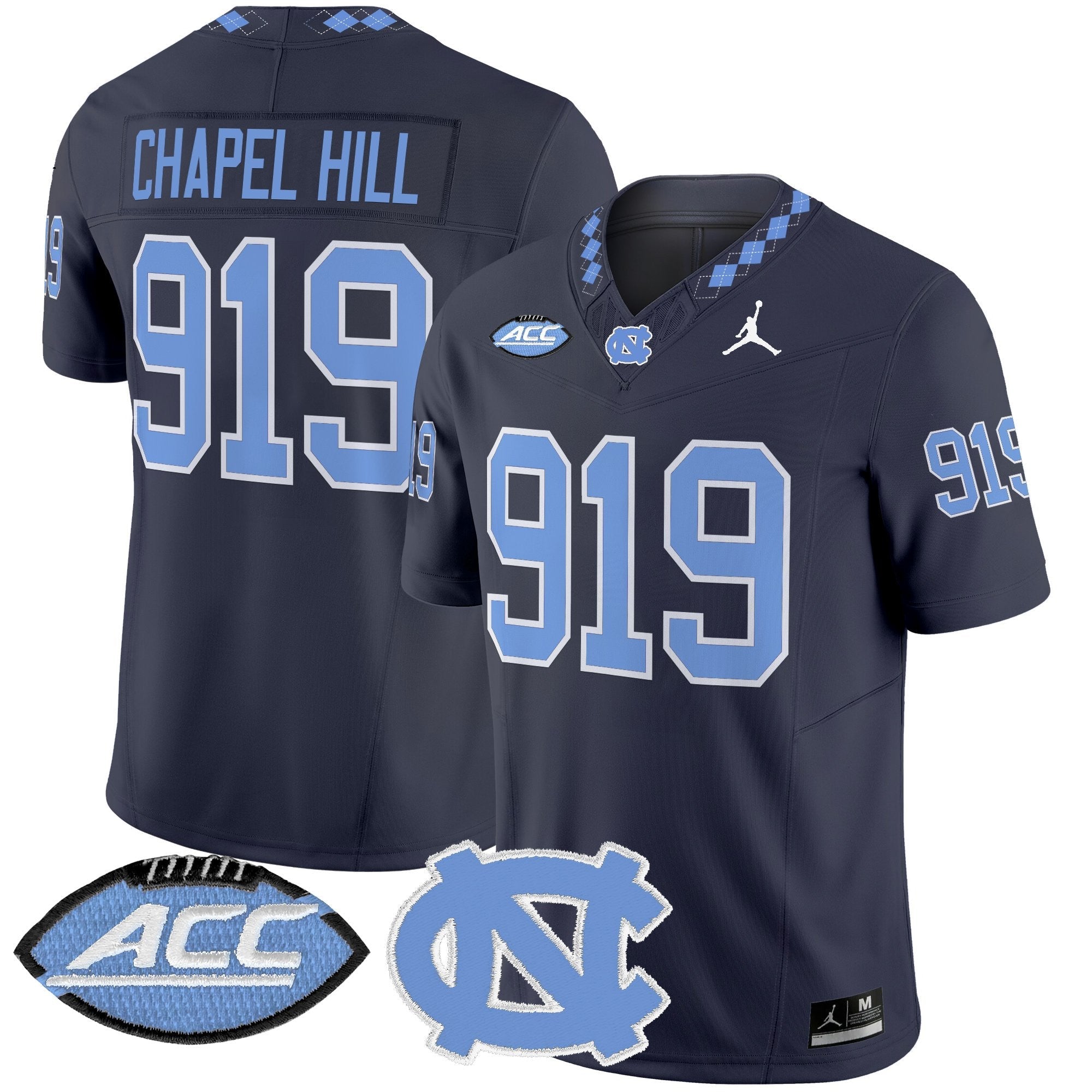 North Carolina Tar Heels 2025 Vapor Limited Jersey - All Stitched