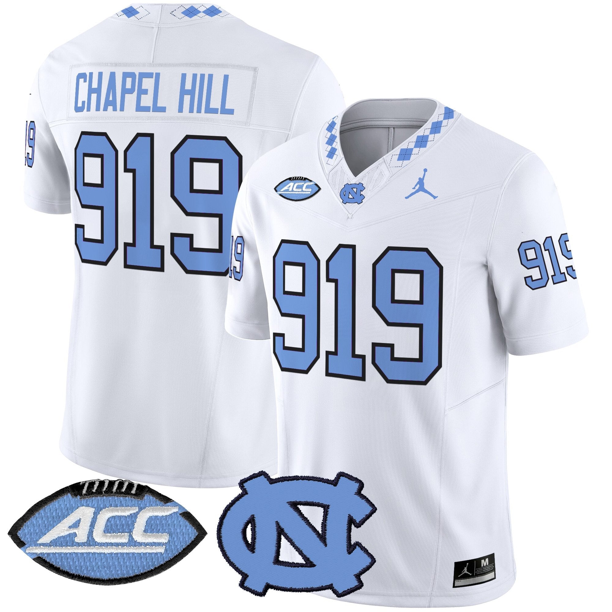North Carolina Tar Heels 2025 Vapor Limited Jersey - All Stitched