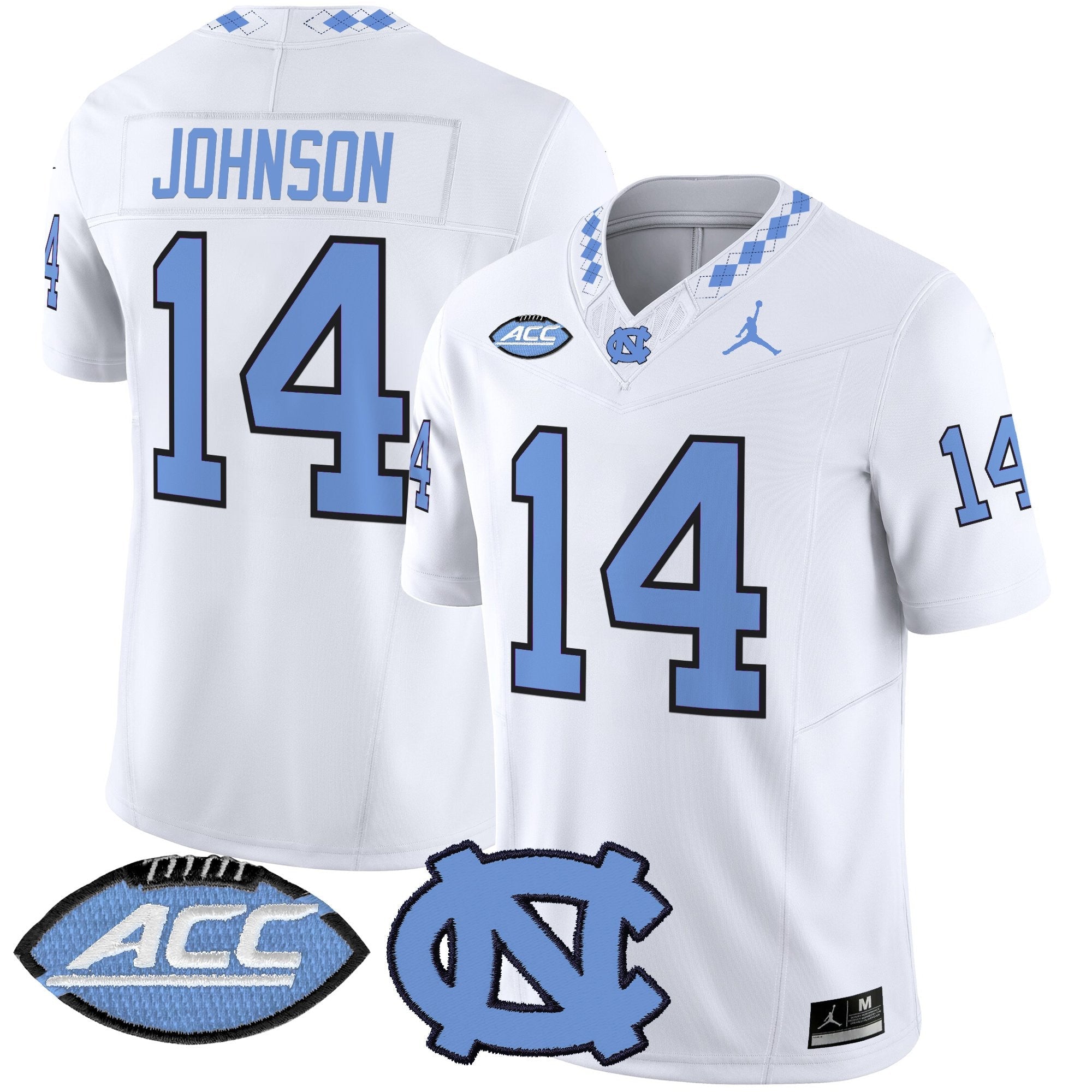 North Carolina Tar Heels 2025 Vapor Limited Jersey - All Stitched