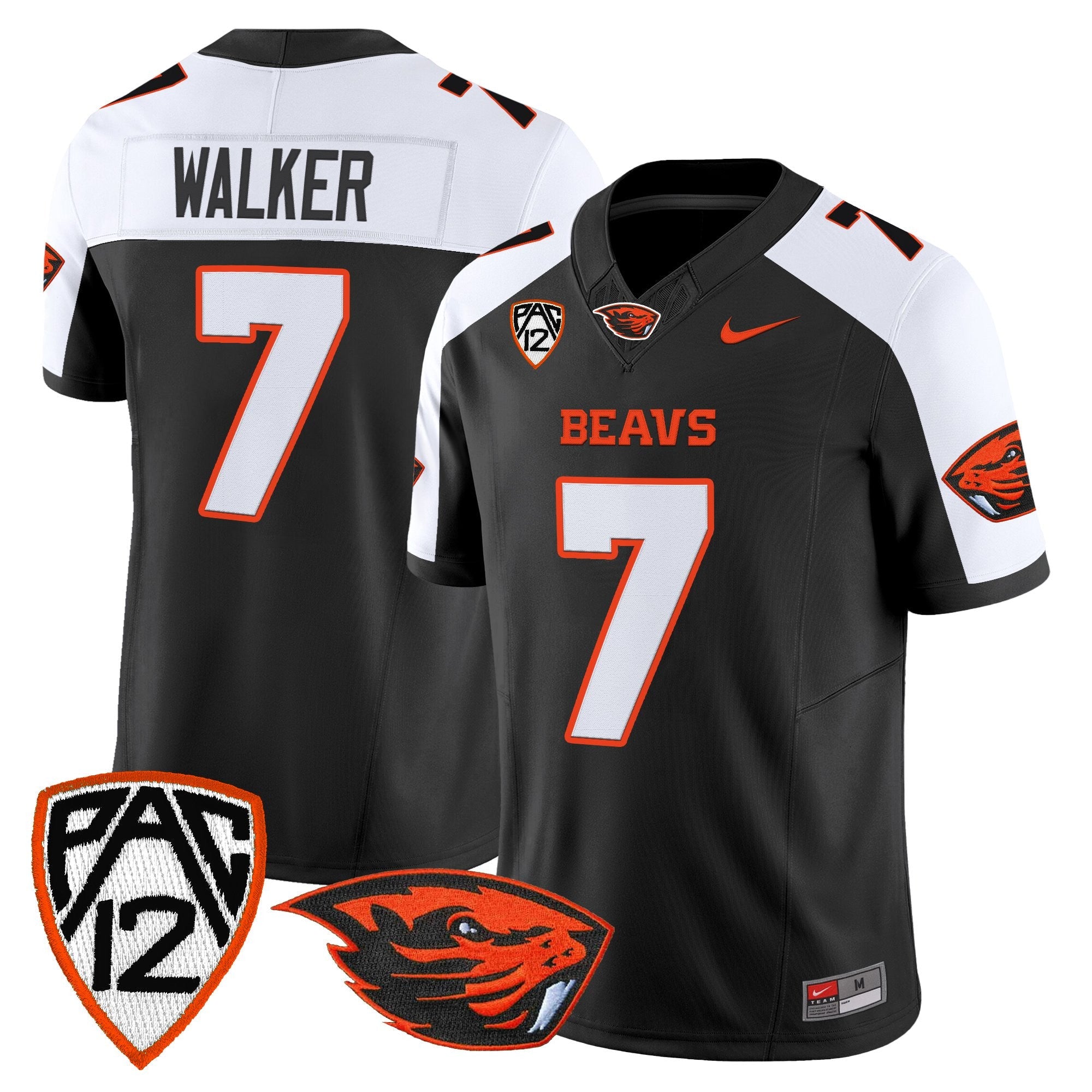 Oregon State Beavers 2025 Vapor Limited Jersey - All Stitched