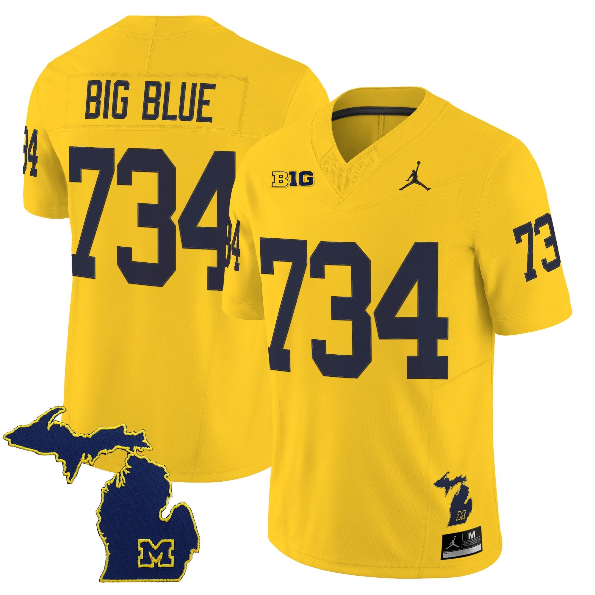 Michigan Wolverines 2025 Vapor Limited Jersey V2 - All Stitched