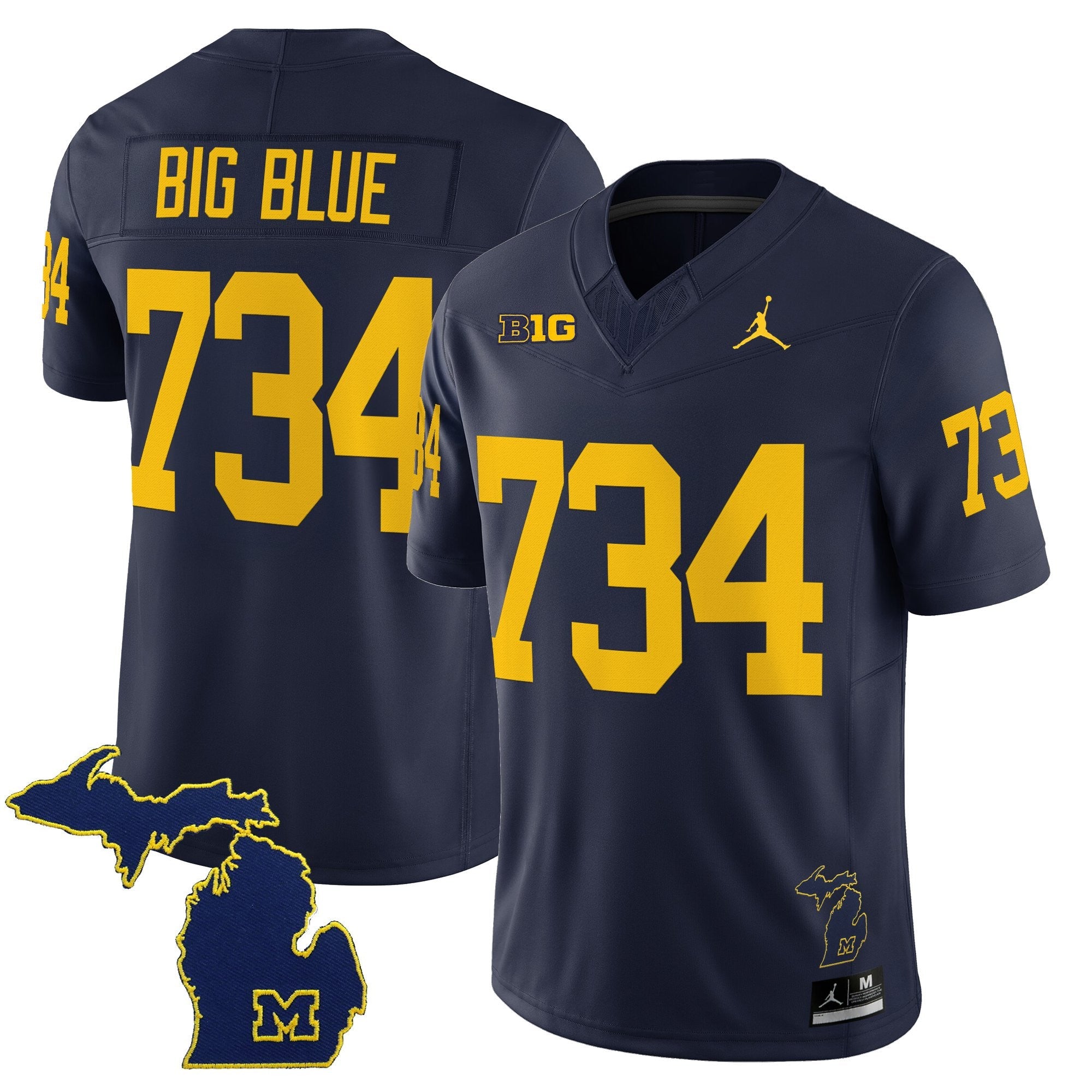 Michigan Wolverines 2025 Vapor Limited Jersey V2 - All Stitched
