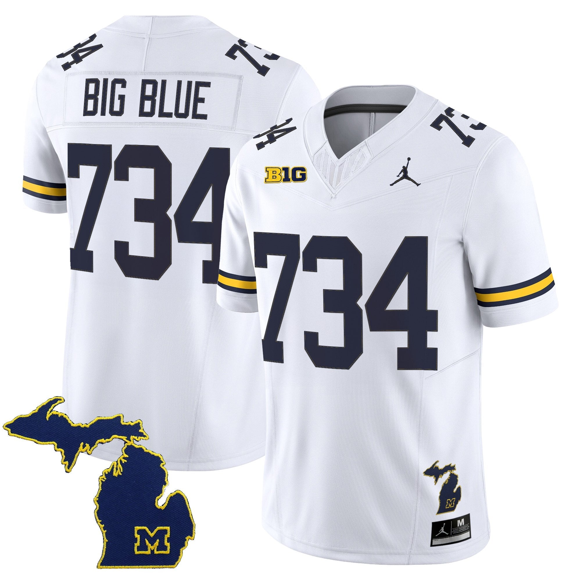 Michigan Wolverines 2025 Vapor Limited Jersey V2 - All Stitched