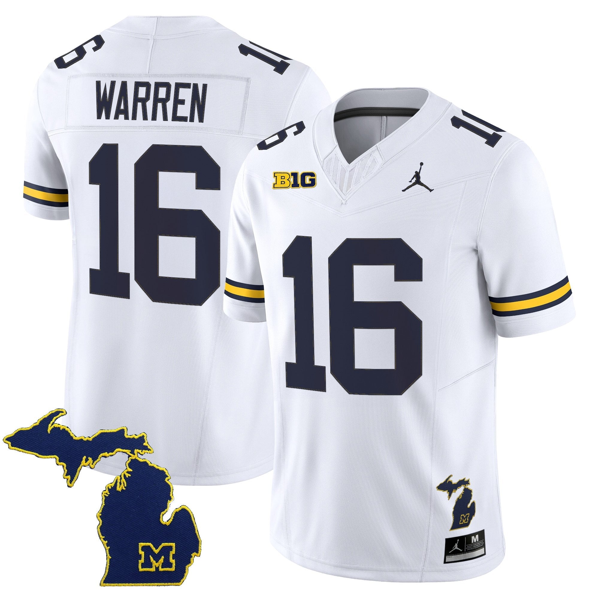 Michigan Wolverines 2025 Vapor Limited Jersey V2 - All Stitched