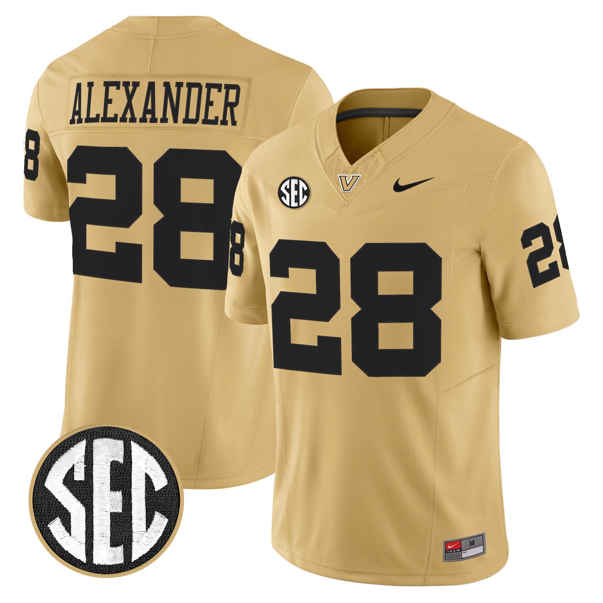 Vanderbilt Commodores 2025 Vapor Limited Jersey - All Stitched